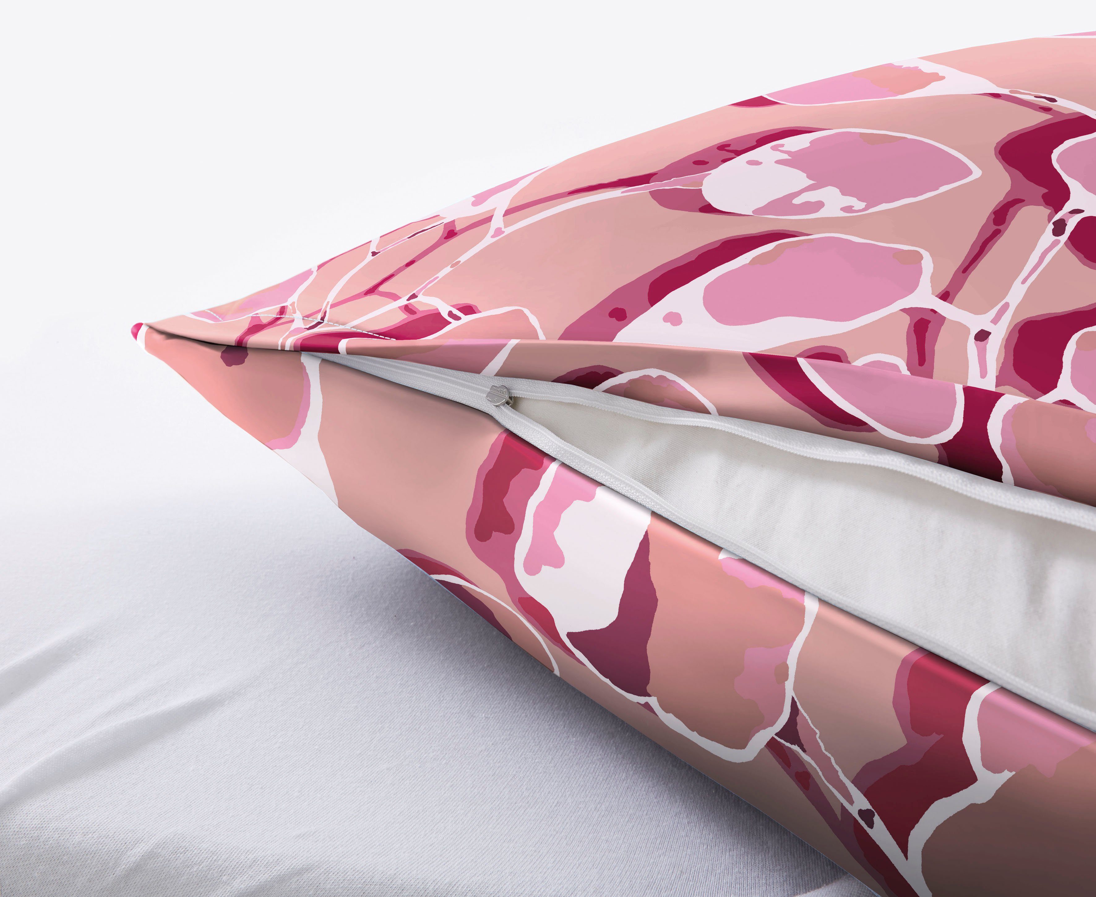 Kleine Wolke Bettwäsche Cataloni, Mako-Satin, 2 teilig, lebendiges Design