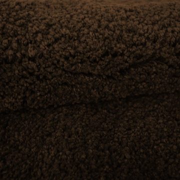 Hochflor-Teppich Shaggy-Teppich Prestige Braun, Erhältlich in 5 Farben, Teppich, Floordirekt, rechteckig, Höhe: 30 mm, Extra flauschig
