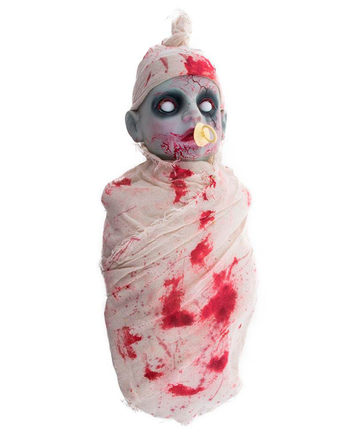 Funny Fashion Dekoobjekt Weinendes Zombie Puppe - 50 cm, Halloween Dekorat