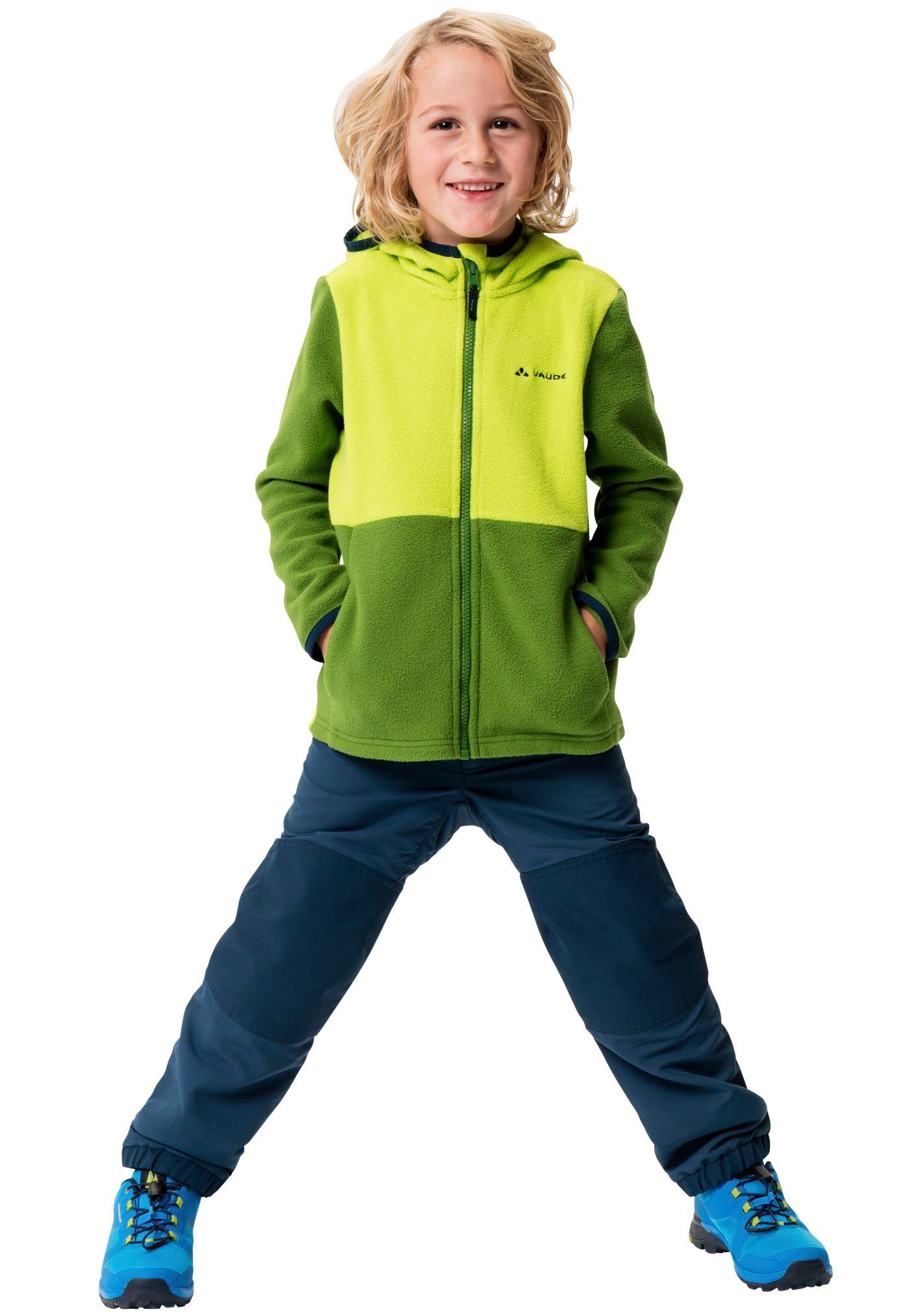 VAUDE Outdoorhose KIDS PANTS III WARMLINED blau CAPREA