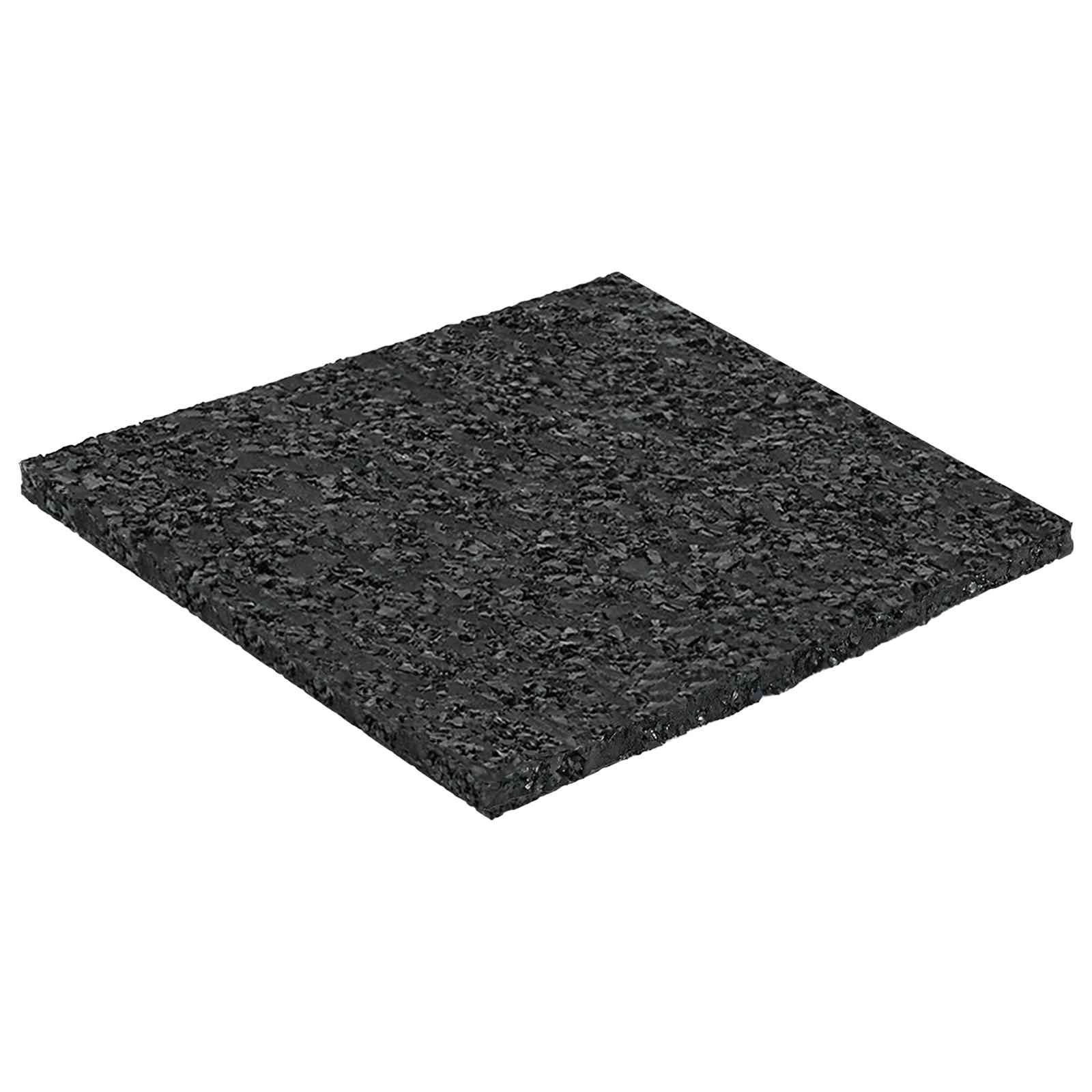 Gummimatte Gummigranulat-Patiopad Schwarz 9 x 9 x 0,3 cm Gummi