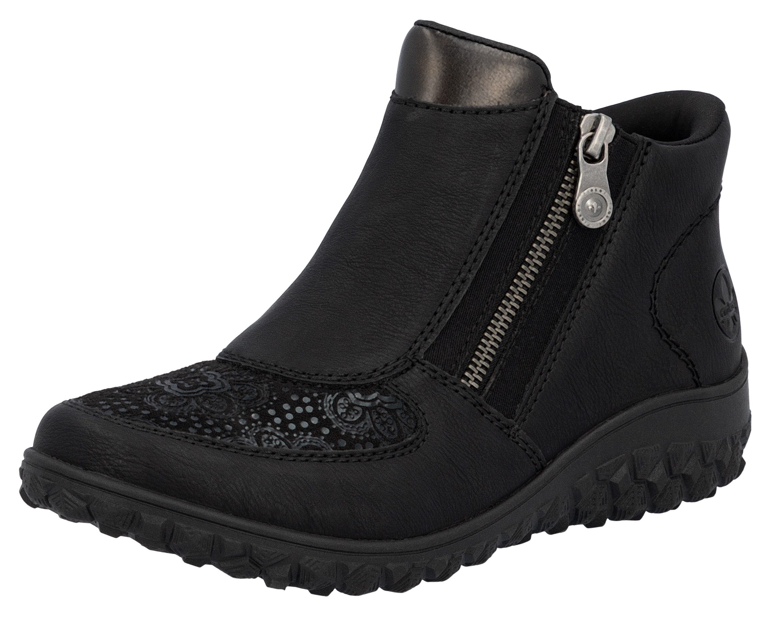 Rieker Ready2GO Schlupfboots Stiefelette, Casual-Boots, Profilsohle, mit se günstig online kaufen