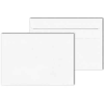 KK Verpackungen Briefumschlag, Versandtaschen Kuverts DIN C6 114 x 162 mm Selbstklebung weiß