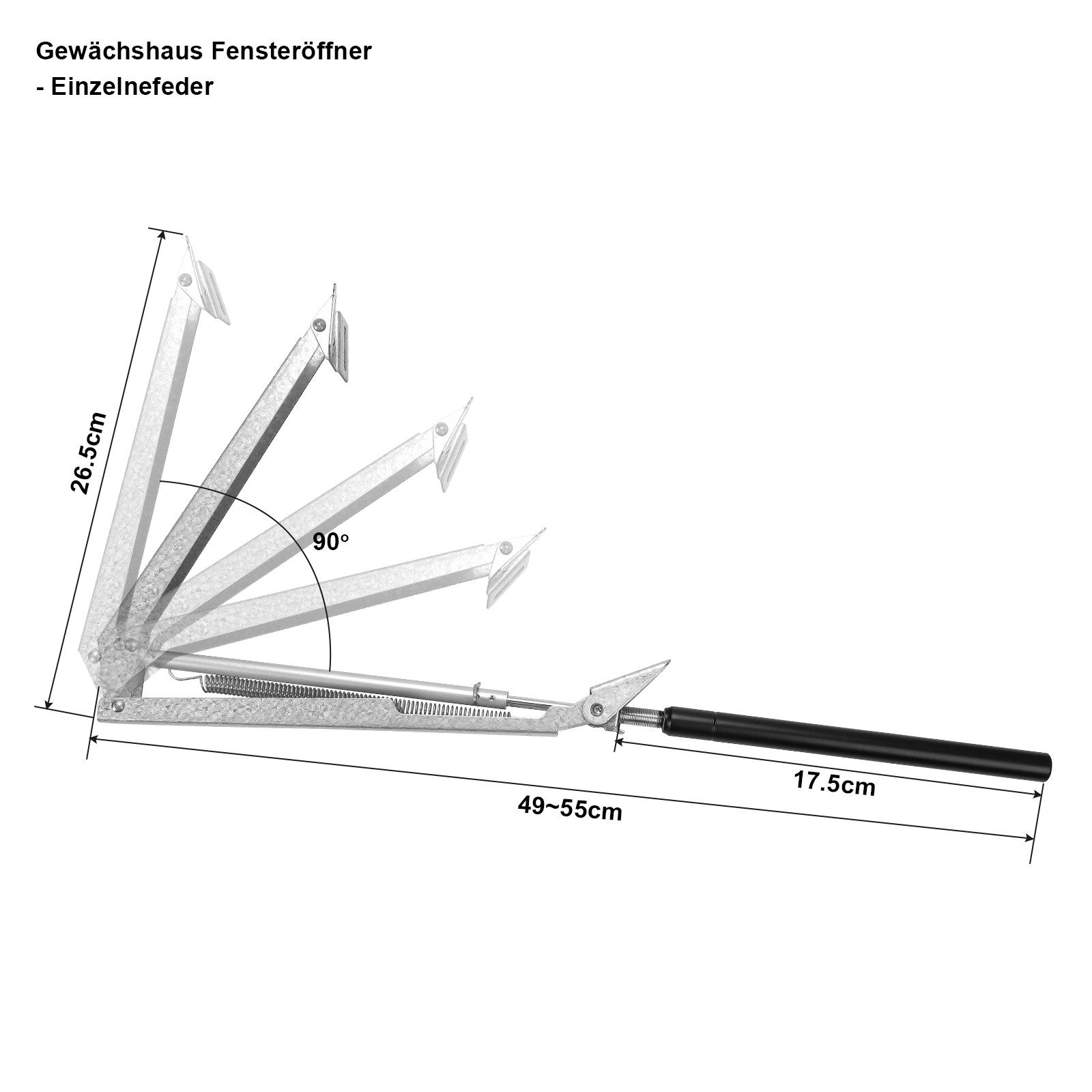 Clanmacy Gewächshaus-Fensteröffner Fensterheber für Frühbeet Gartenhaus günstig online kaufen