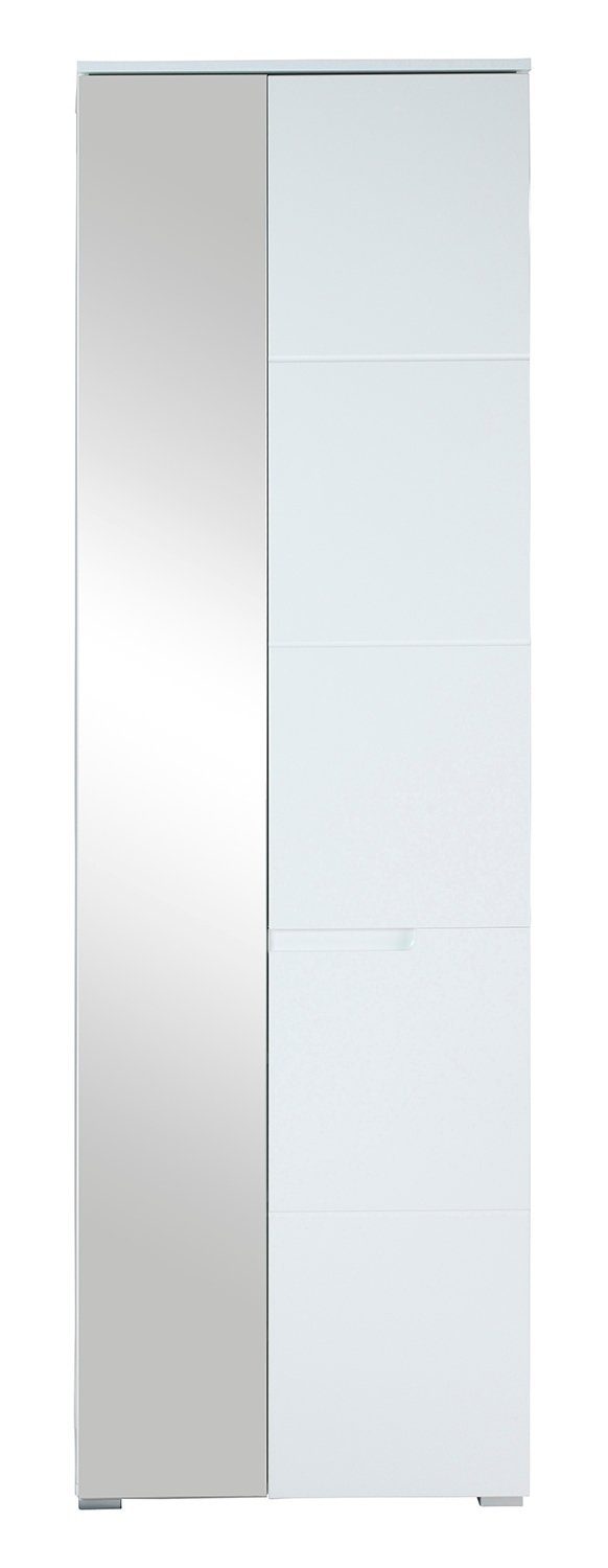 Garderobe Garderobenschrank, SABIA, Weiß, B 60 cm, T 40 cm günstig online kaufen