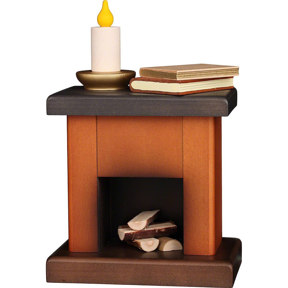 Christian Ulbricht Räuchermännchen Set Wichtel im Schaukelstuhl mit Kamin (31,5cm) Räuchermann von Chris