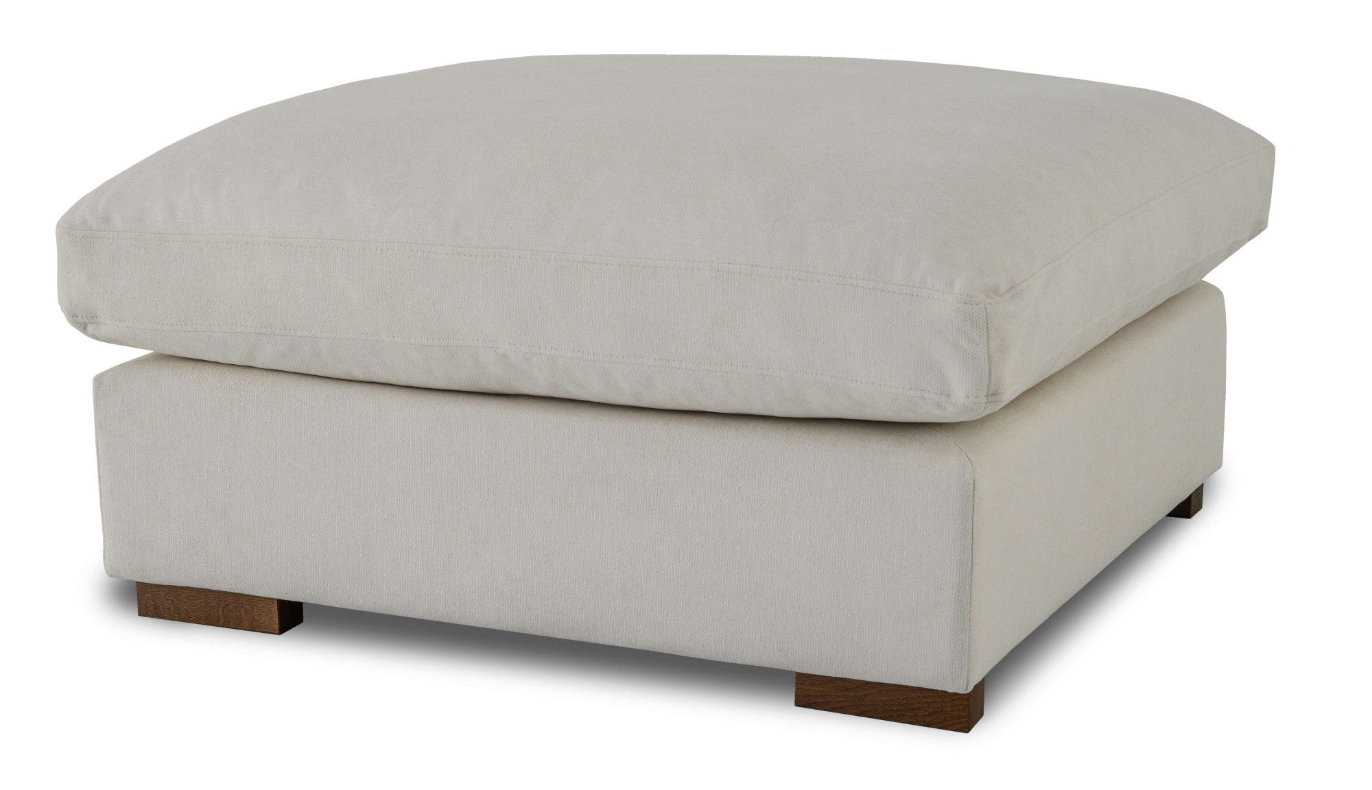 OTTO home Hocker Comfy, mit Federn und Daunen
