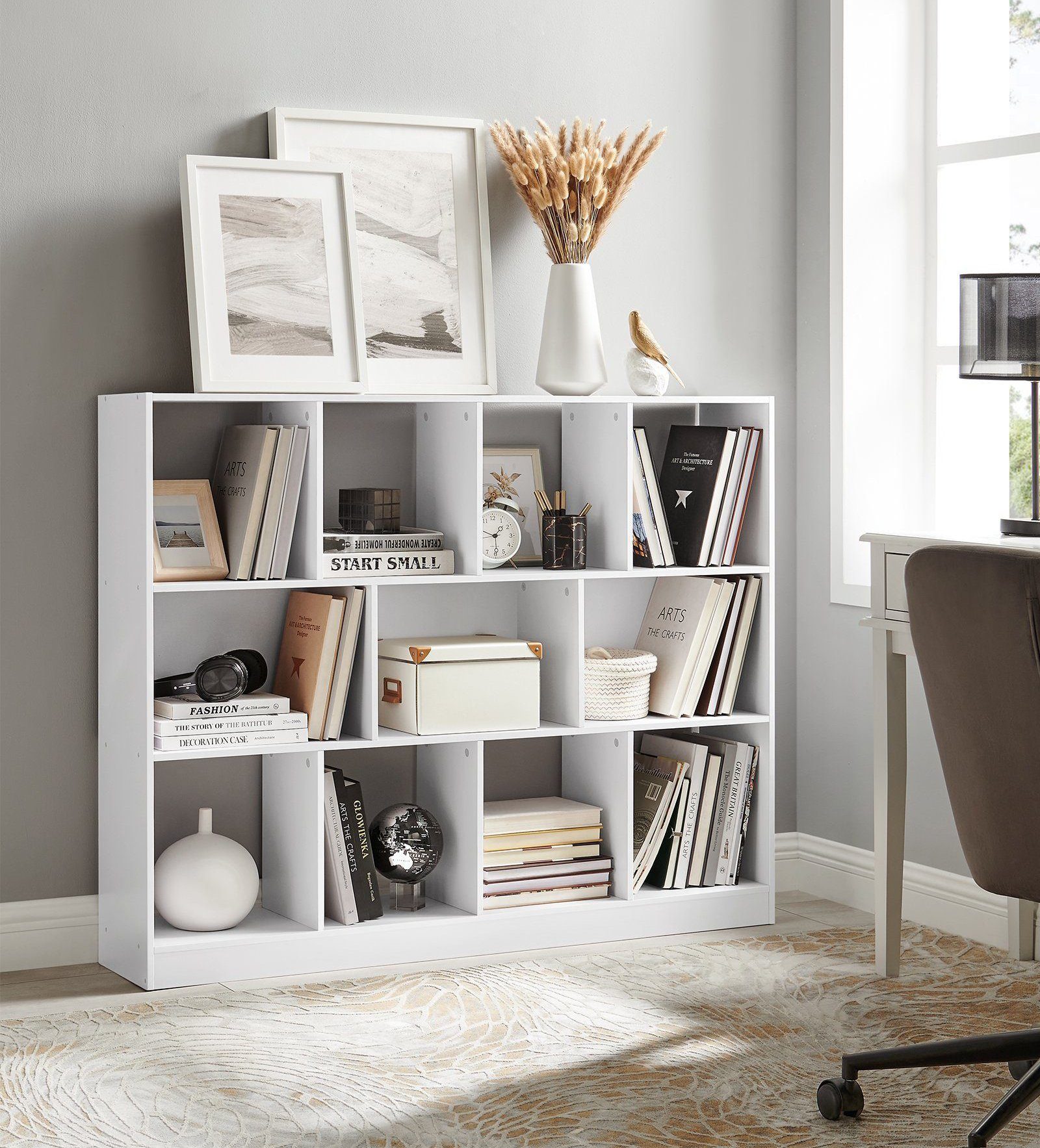 VASAGLE Bücherregal, Standregal, Aufbewahrungsregal mit 11 Fächern günstig online kaufen