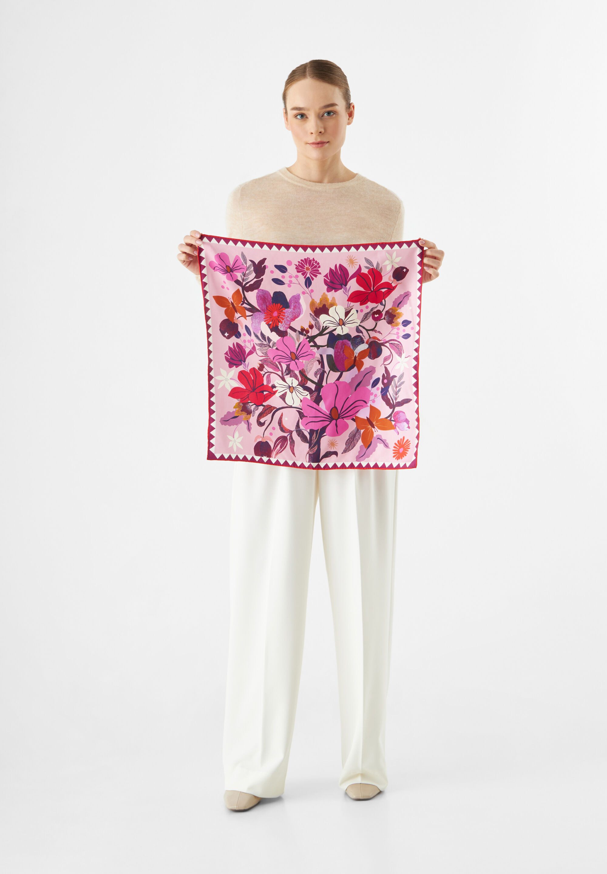 Codello Halstuch, mit Blumenmuster