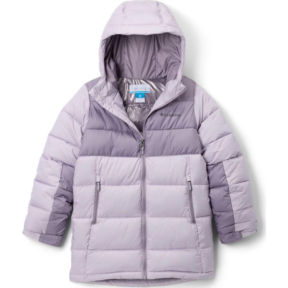Columbia Steppjacke Youth Unisex Pike Lake Mid Hooded Puffer Jacket Warme Steppjacke für Kinder mit Mitwachsystem, ideal für kalte Tage