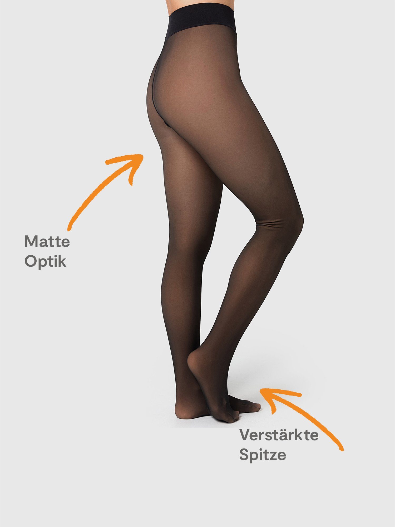 Nur Die Feinstrumpfhose Warm & Transparent mit wärmendem Innenfleece - 20 DEN Optik Für warme Beine
