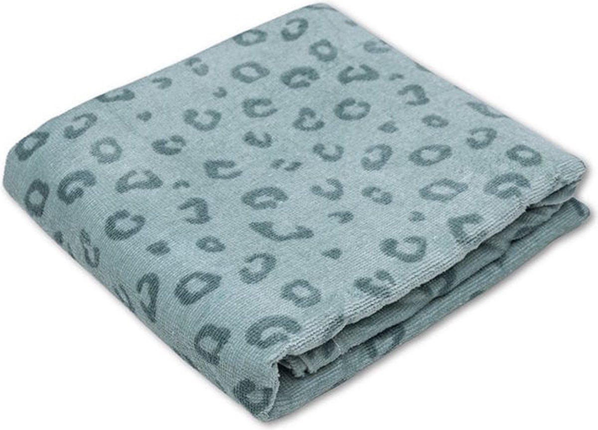 Swim Essentials Strandtücher Strandlaken Strandtuch Grün Leopard Muster 135 x 65 cm, Badetuch Handtuch
