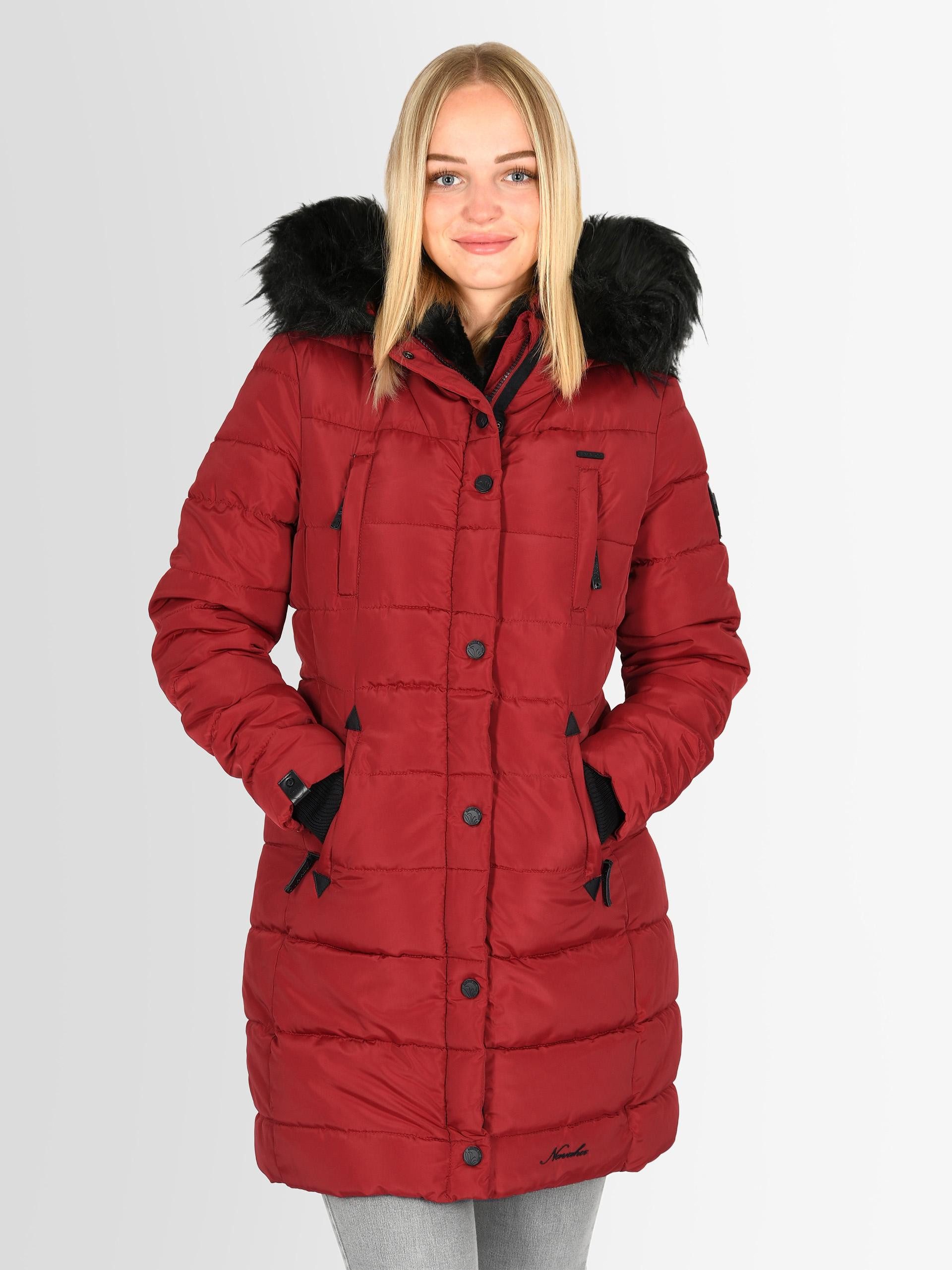 Navahoo Winterjacke Navahoo Lotusblüte Princess Damen Winter Steppjacke B89 günstig online kaufen