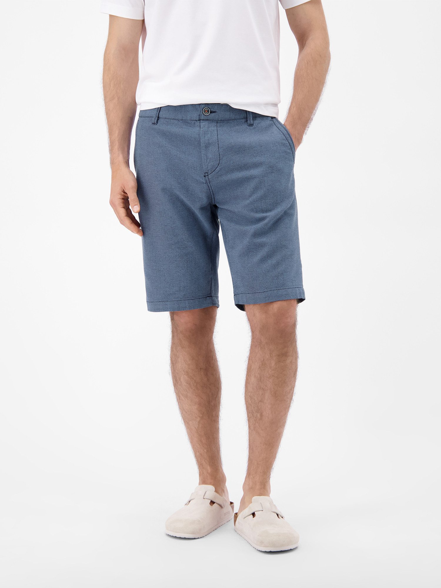 LERROS Chinoshorts Flexible Chino Bermuda in Strukturqualität