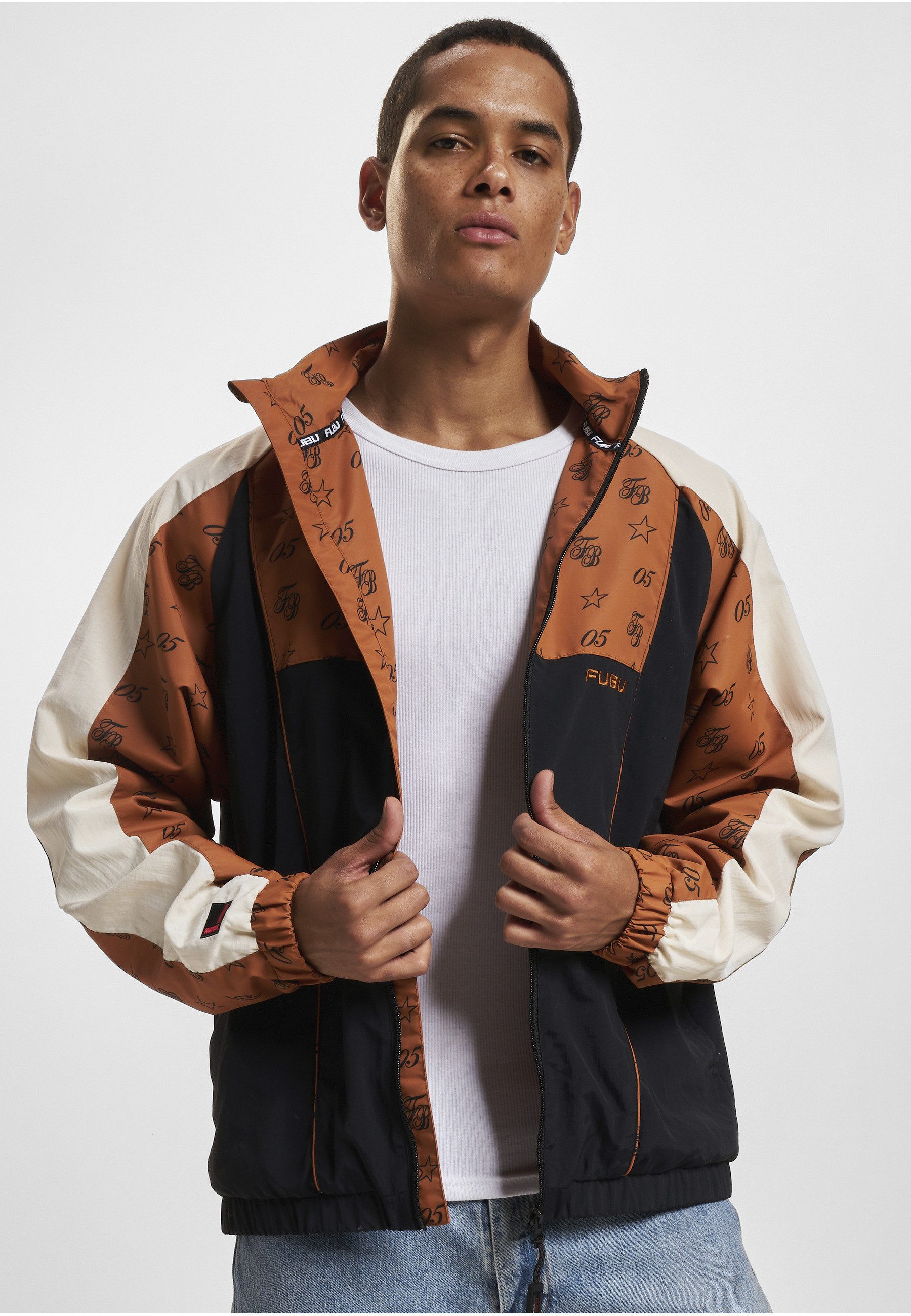 Fubu Trainingsjacke Fubu Herren FM234-013-2 FUBU FB Initials Aop Block Track Jacket (1-St)