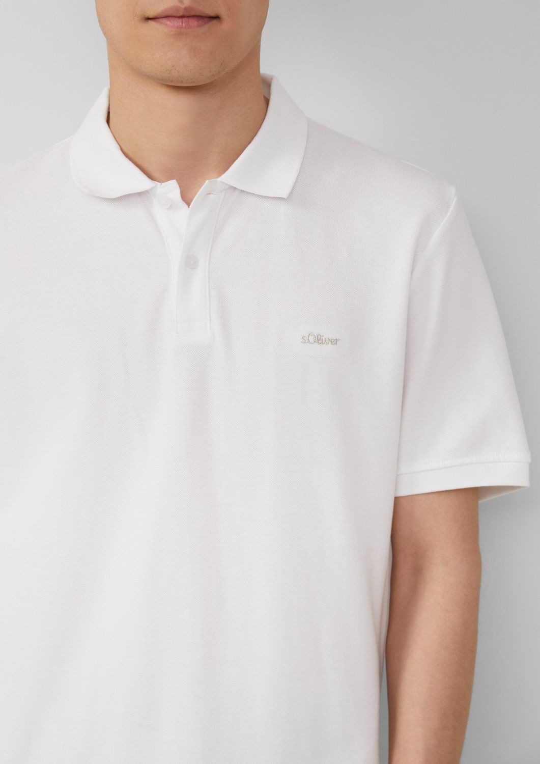 s.Oliver Poloshirt Poloshirt Polokragen, Knöpfe, Regular Fit – Bild 2 von 5