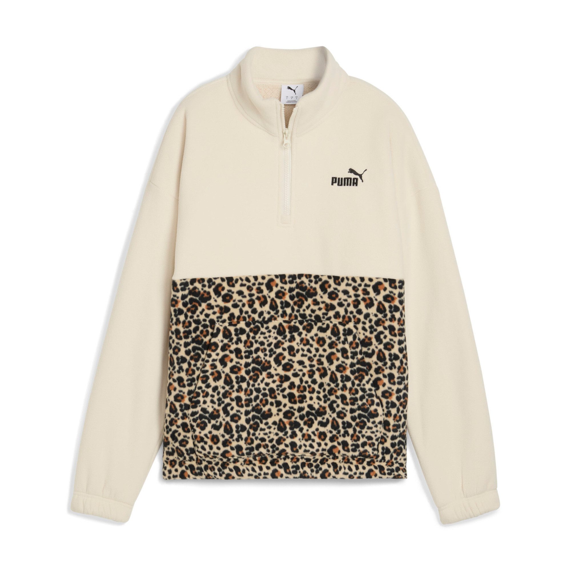 PUMA Fleecepullover Puma Damen Pullover ESS GRAPHIC Animal Relaxed Half-Zip günstig online kaufen