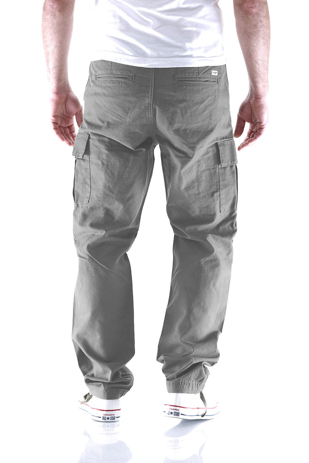 Jack & Jones Cargojeans Jack & Jones Kane Barkley Cargo Loose Fit Herren Jeans Hose – Bild 3 von 3