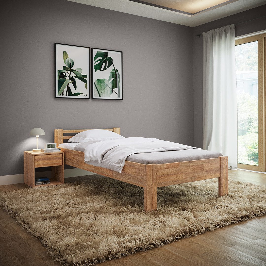 skølm. Bettgestell Fenrir, 100x200 cm, aus günstig online kaufen