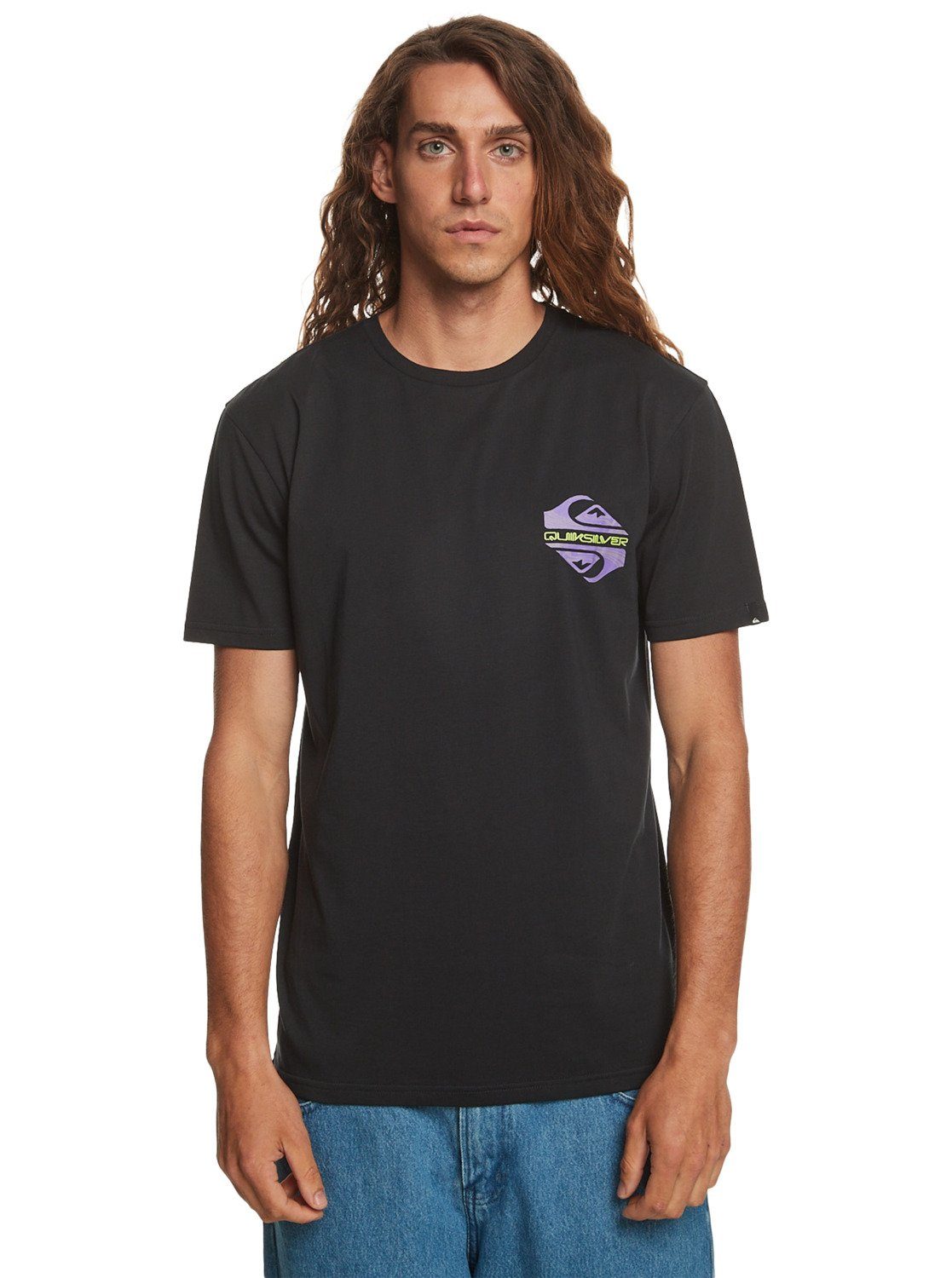 T-Shirt Black Quiksilver Twisted Mind