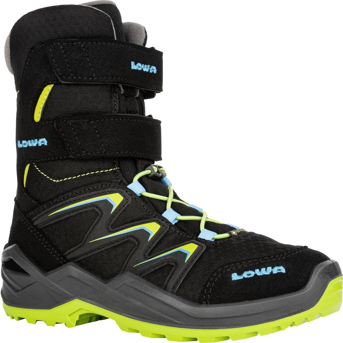 Lowa Maddox Warm GTX Hi JR Winterstiefel Warmer, wasserdichter und atmungsaktiver Kinderstiefel für ungetrübte