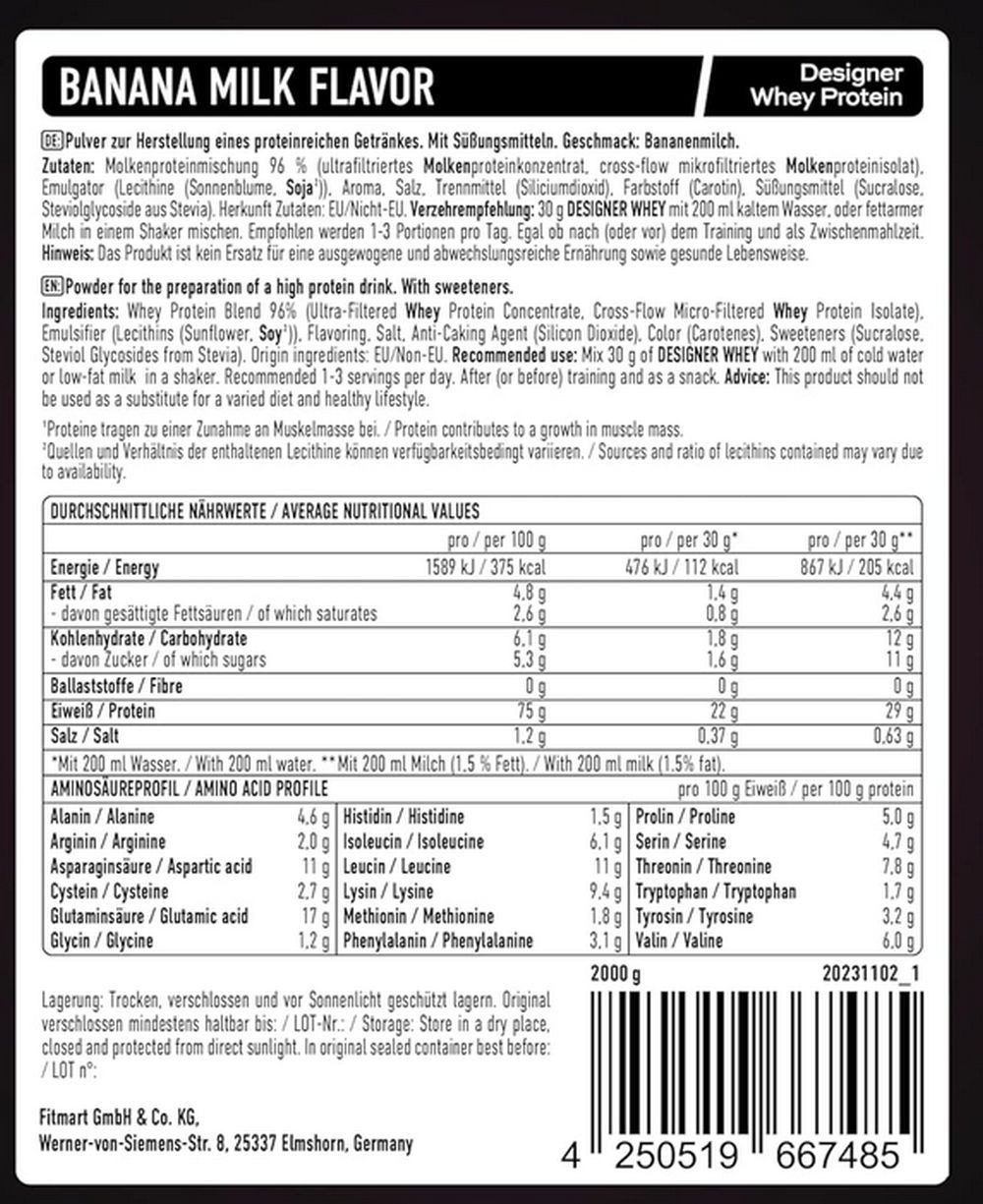 ESN ESN Designer Whey Protein- 2kg Pulver