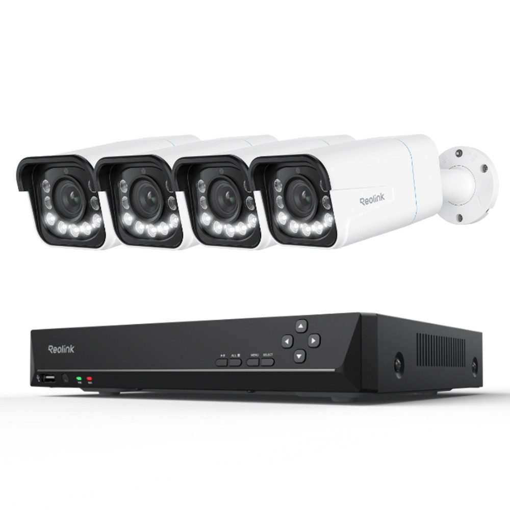 Reolink Überwachungskamera RLK8-811B4-A 8MP PoE (Innenbereich, Außenbereich, 5X optischem Zoom,Spotlights,24/7 Aufnahme,Personen &Fahrzeugerkennung)