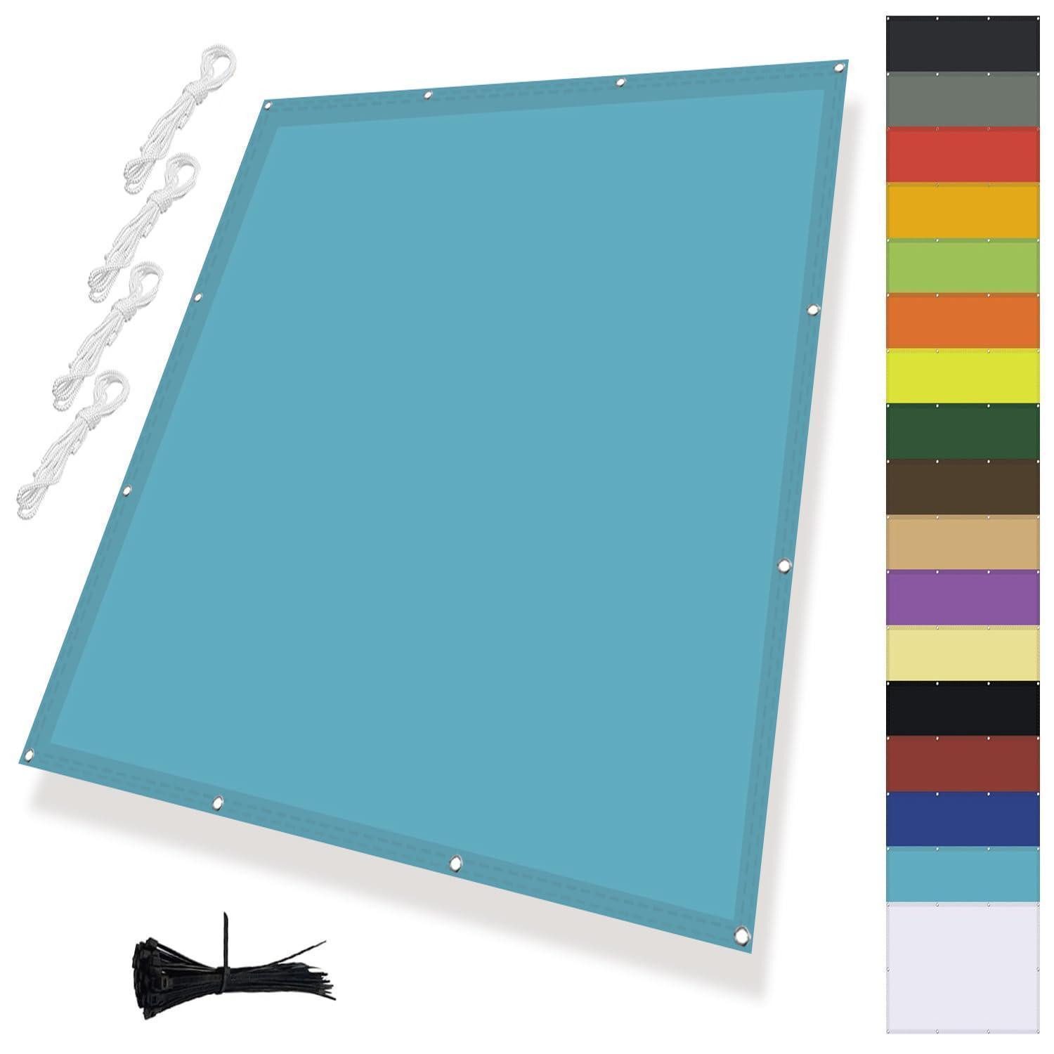 LuxusKollektion Sonnensegel Sonnenschirm Segel Seeblau 2x3m