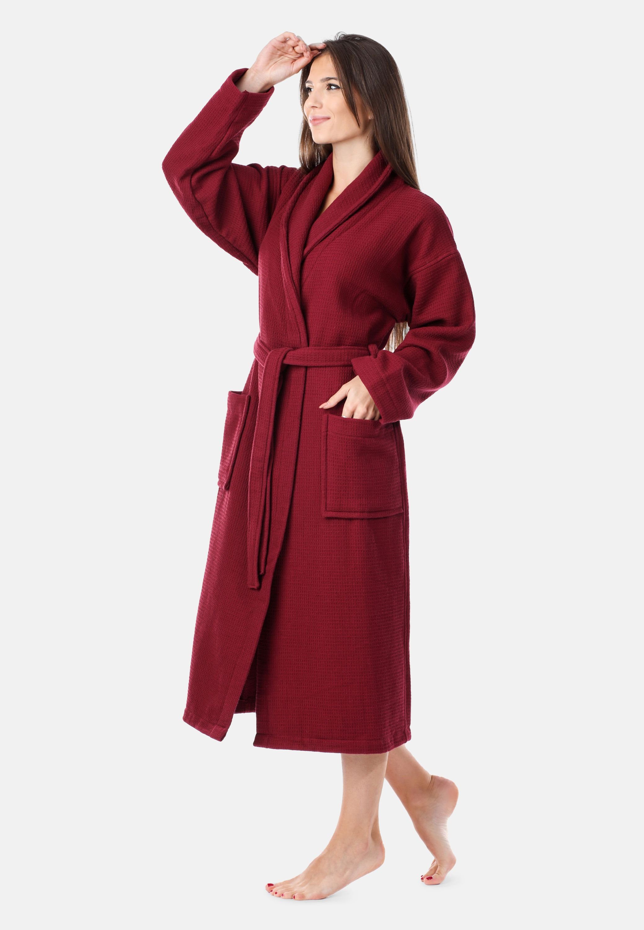 Ladeheid Bademantel Damen Waffelpiqué Bademantel - günstig online kaufen
