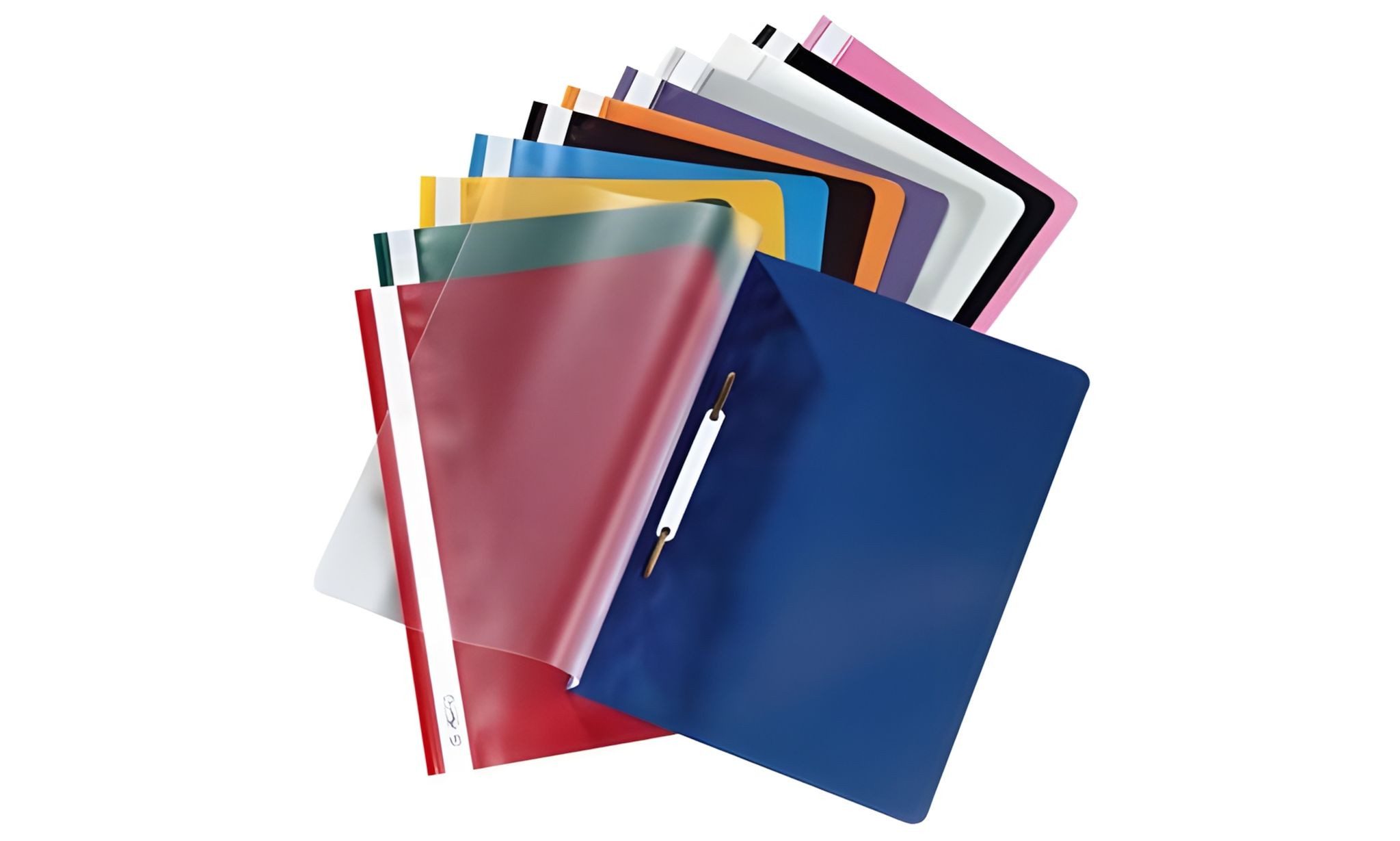 Herlitz Hefter Herlitz Schnellhefter A4 PP rot transparenter Vorderdeckel