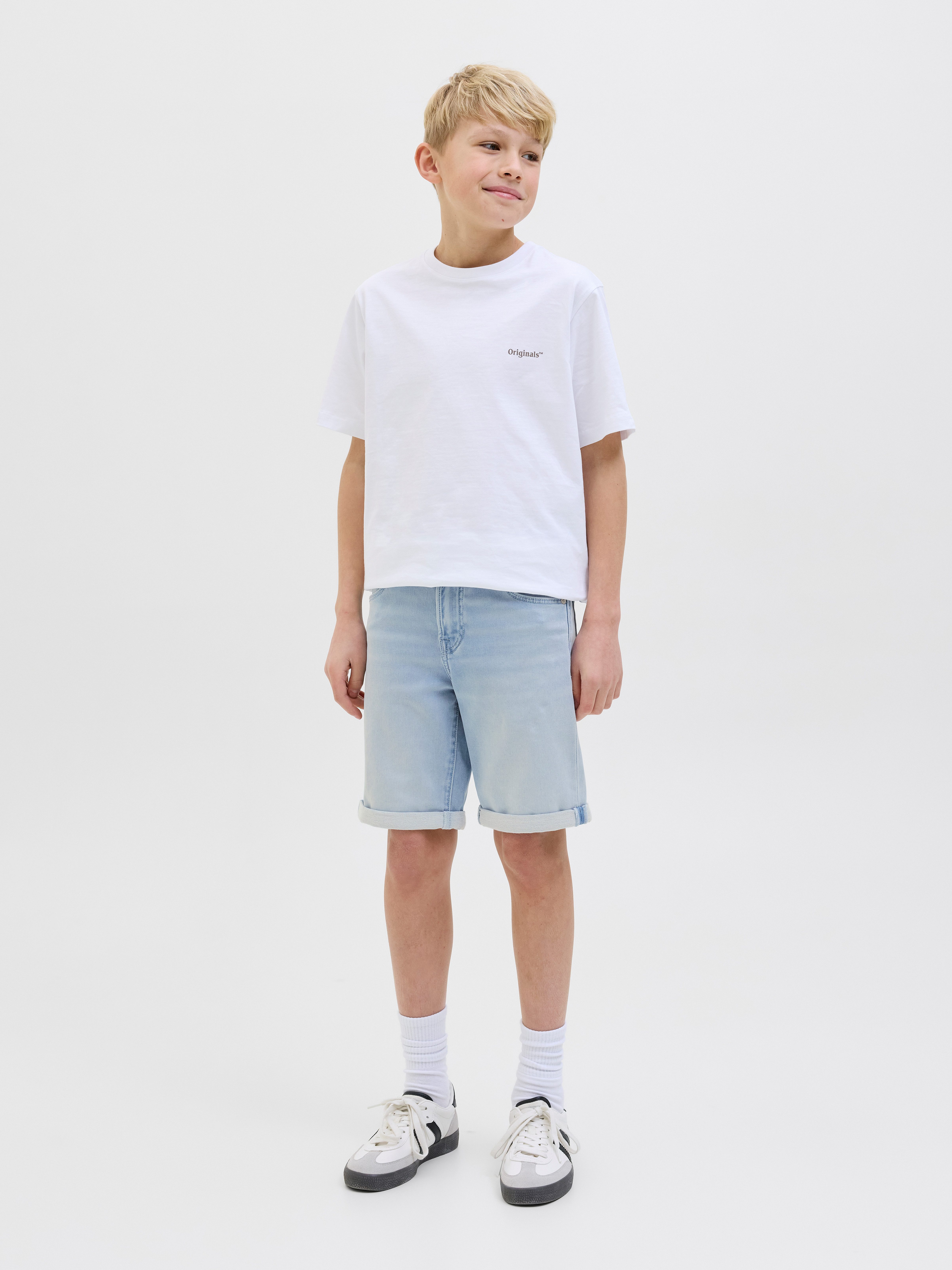 Jack & Jones Junior Shorts JJIRICK bequem mit Stretch für optimale Bewegungsfreiheit unifarben, modisch, regular fit, Web