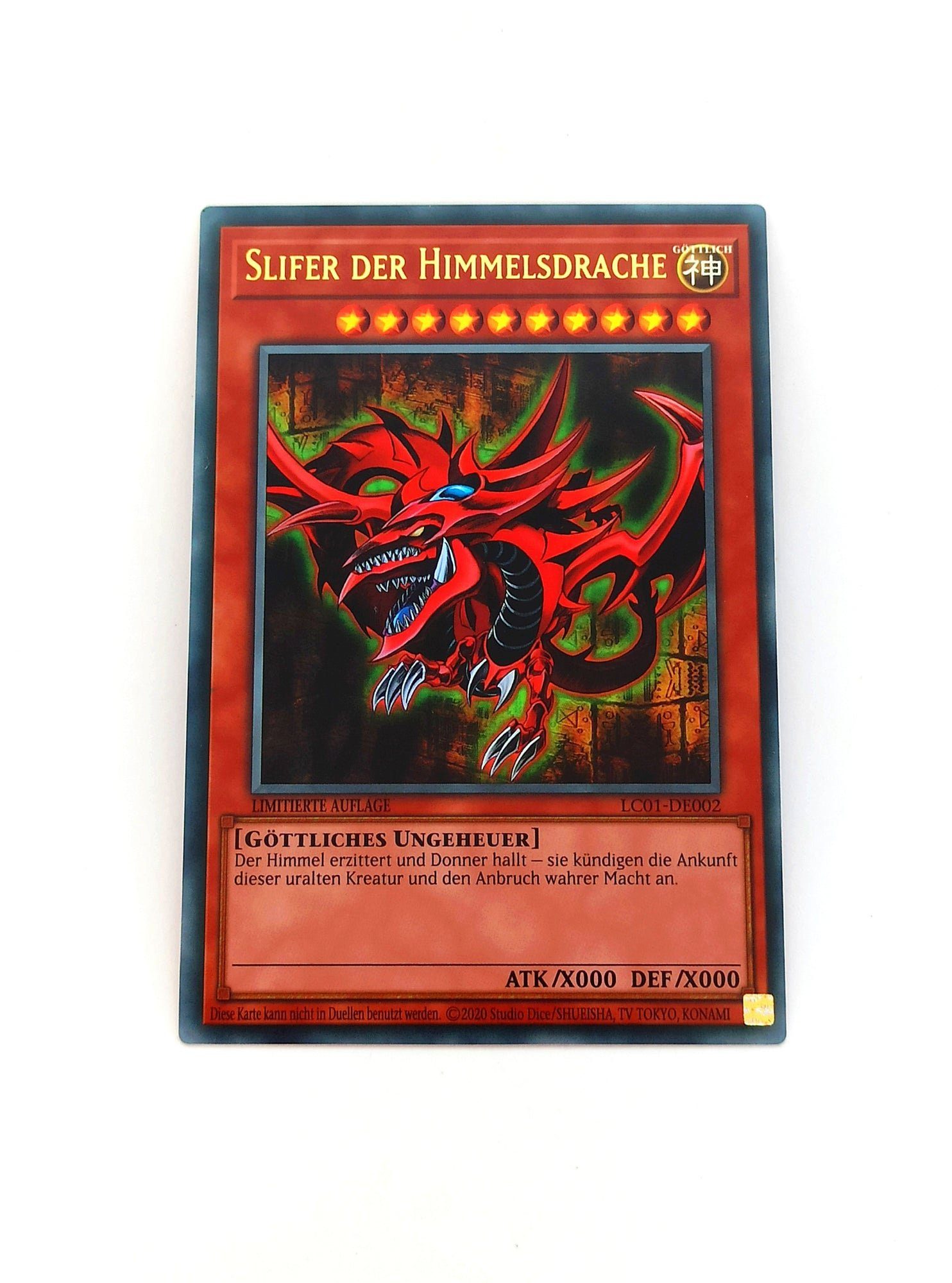 Konami Spiel Yu-Gi-Oh! Slifer der Himmelsdrache - LC01-DE002 - Limitierte Auflage -