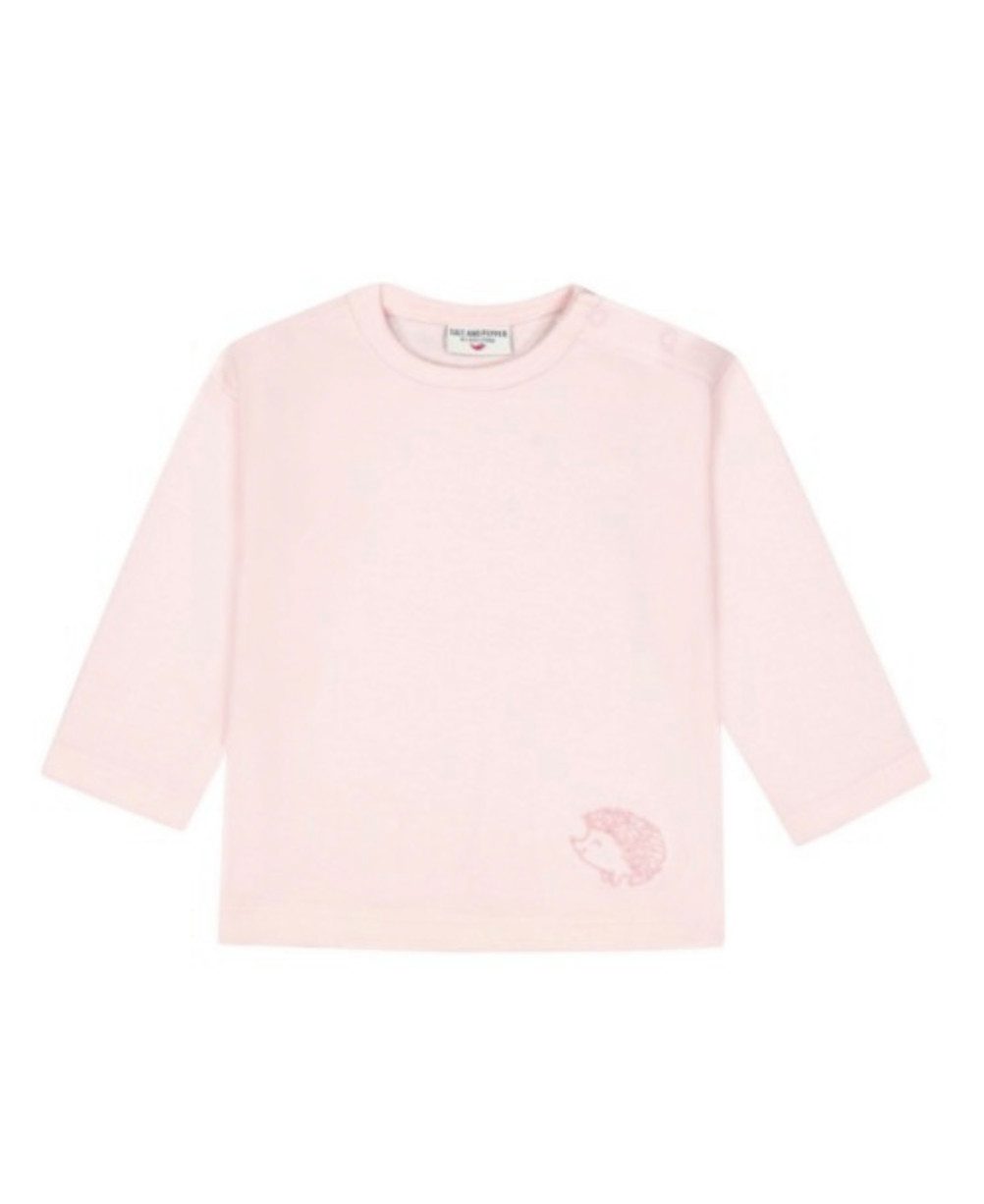 SALT AND PEPPER Langarmshirt Langarmshirt Baby Mädchen aus Bio-Baumwolle in Rosa