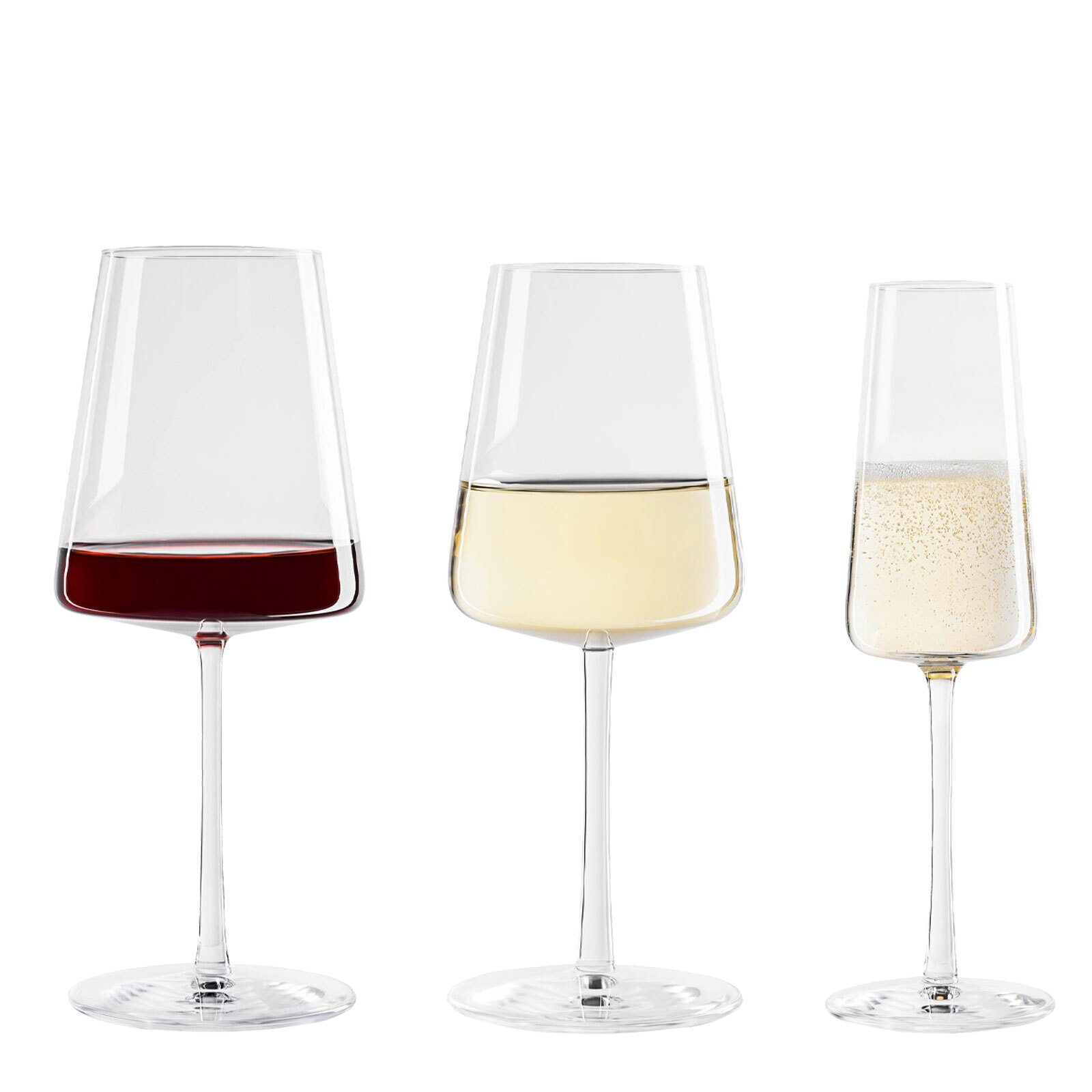 Stölzle Gläser-Set Power Wein- und Sektgläser 18er Set, 18-tlg., Glas