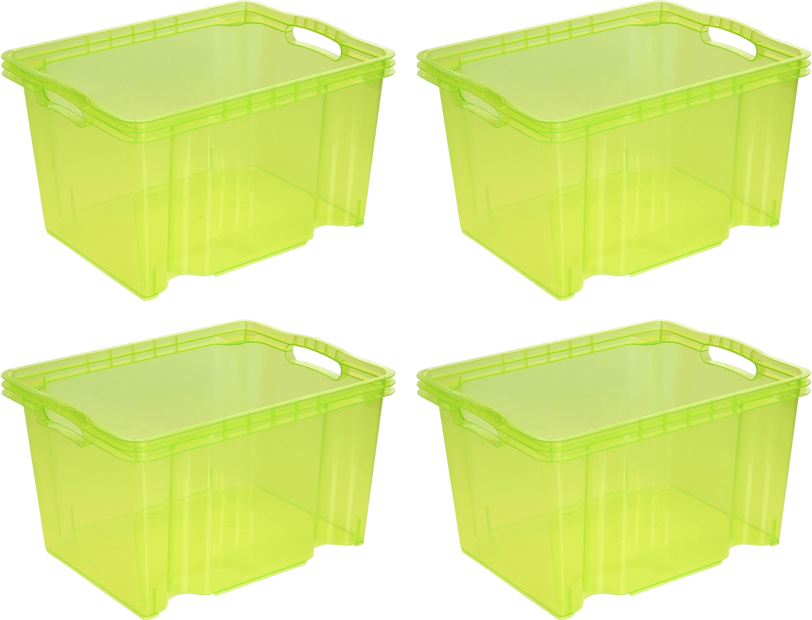 keeeper Organizer franz (Set, 4 St), Aufbewahrungsbox, 13,5 L, hochwertiger Kunststoff
