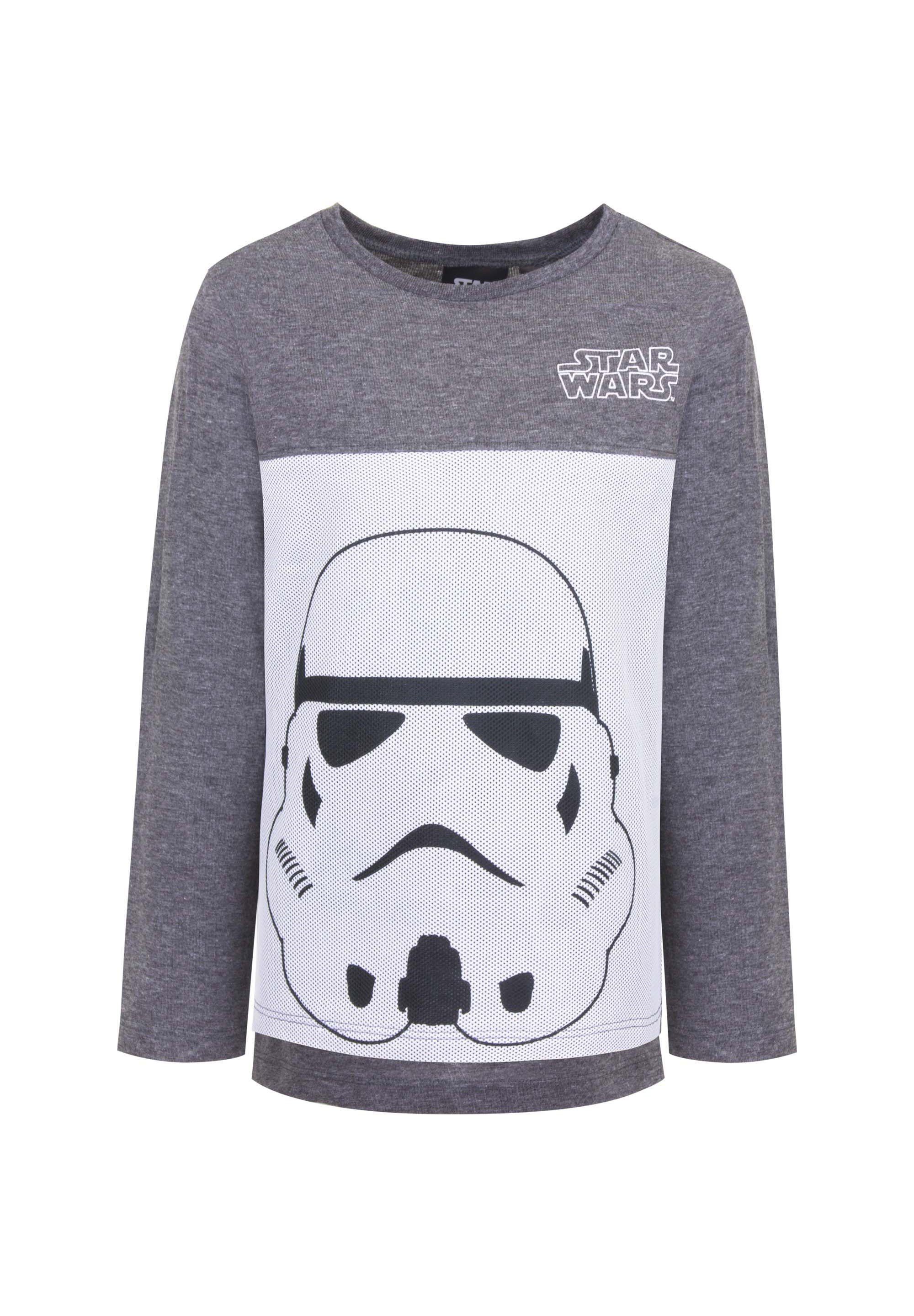 Star Wars Langarmshirt Darth Vader Stormtrooper Kinder Jungen Longsleeve | T-Shirts