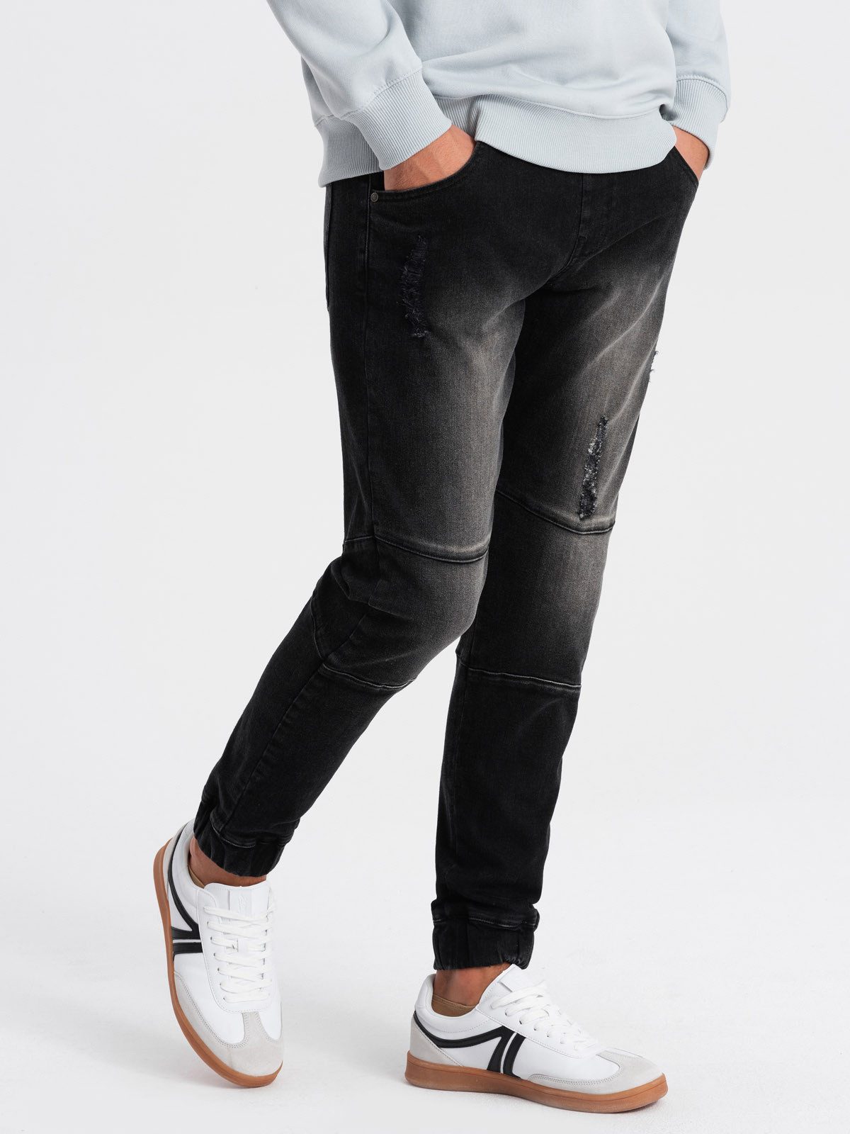 OMBRE Jeansjeggings Marmorierte Jogger Herrenhose mit günstig online kaufen