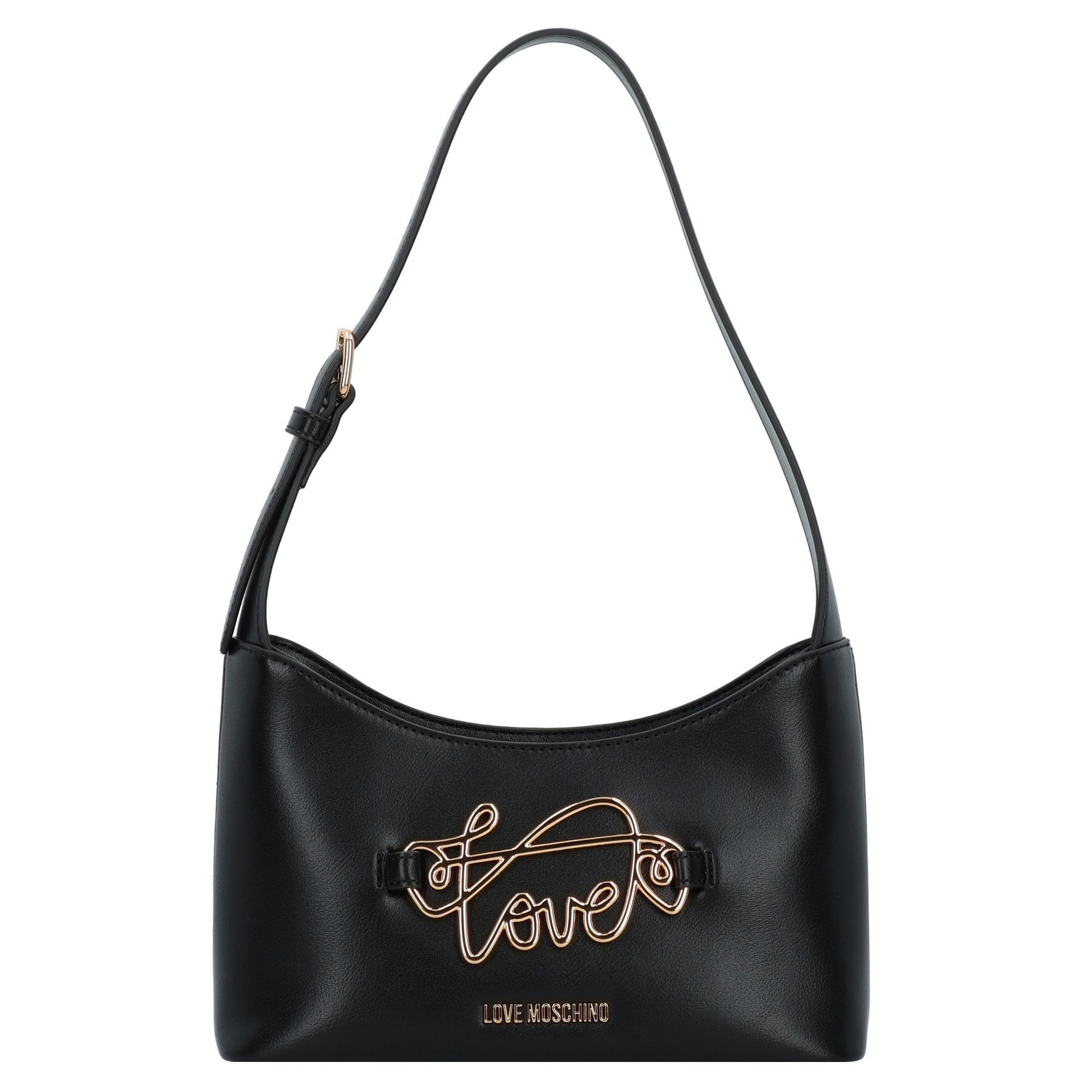 LOVE MOSCHINO Schultertasche Script, Polyurethan günstig online kaufen