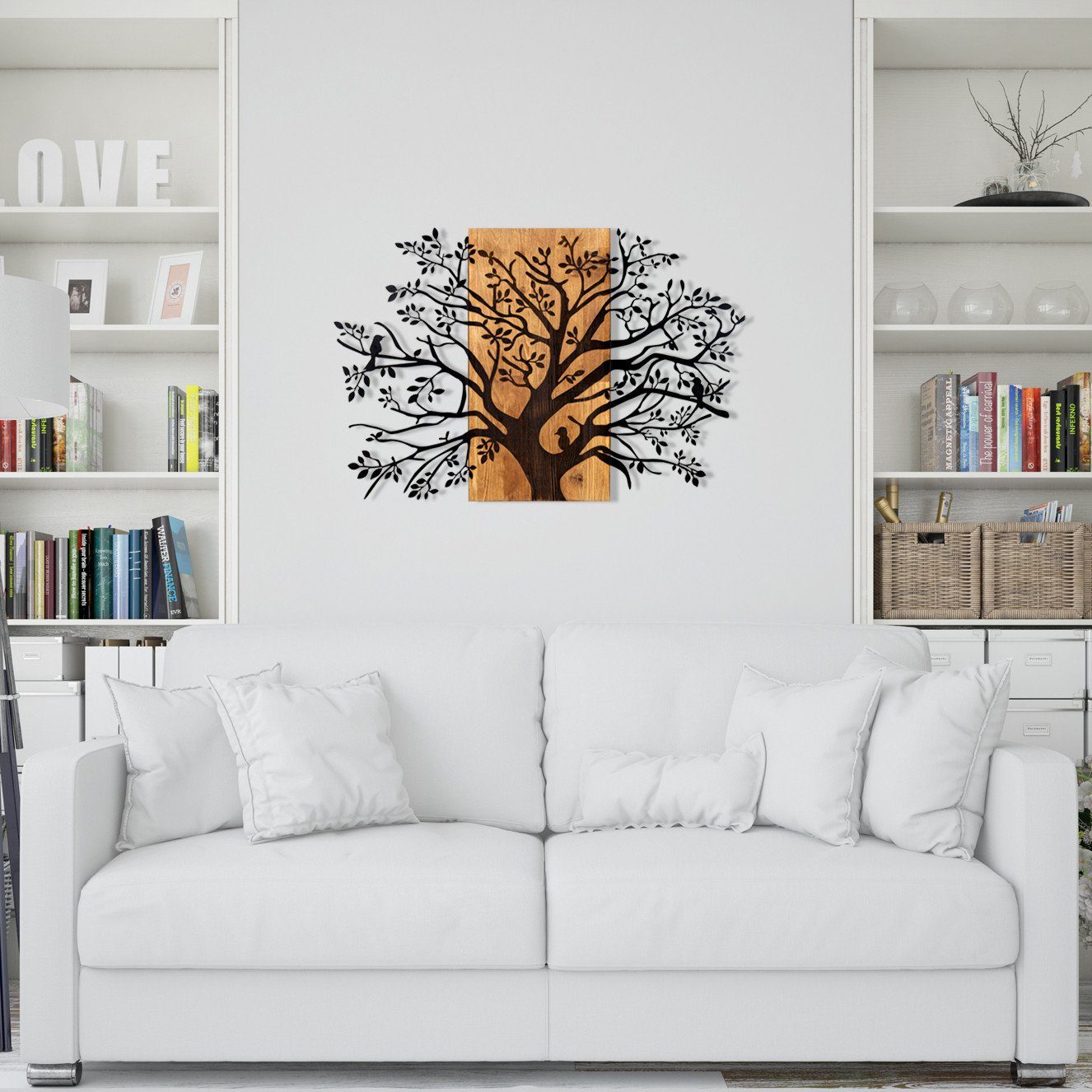 Wallity Wanddekoobjekt 100% METAL (Thickness: 1,2 mm), 85 x 58 cm Z1773 günstig online kaufen