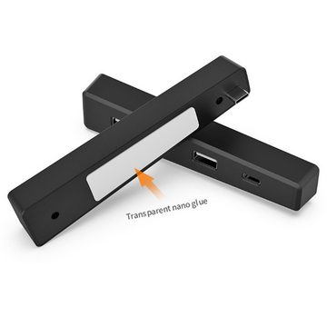 Tadow USB-Verteiler PS5 Slim HUB Extender, USB Übertragungssplitter für PS5 Slim-Konsole (1-St), 3 USB 2.0-Anschlüsse und ein Typ-C 2.0-Anschluss, Plug and Play