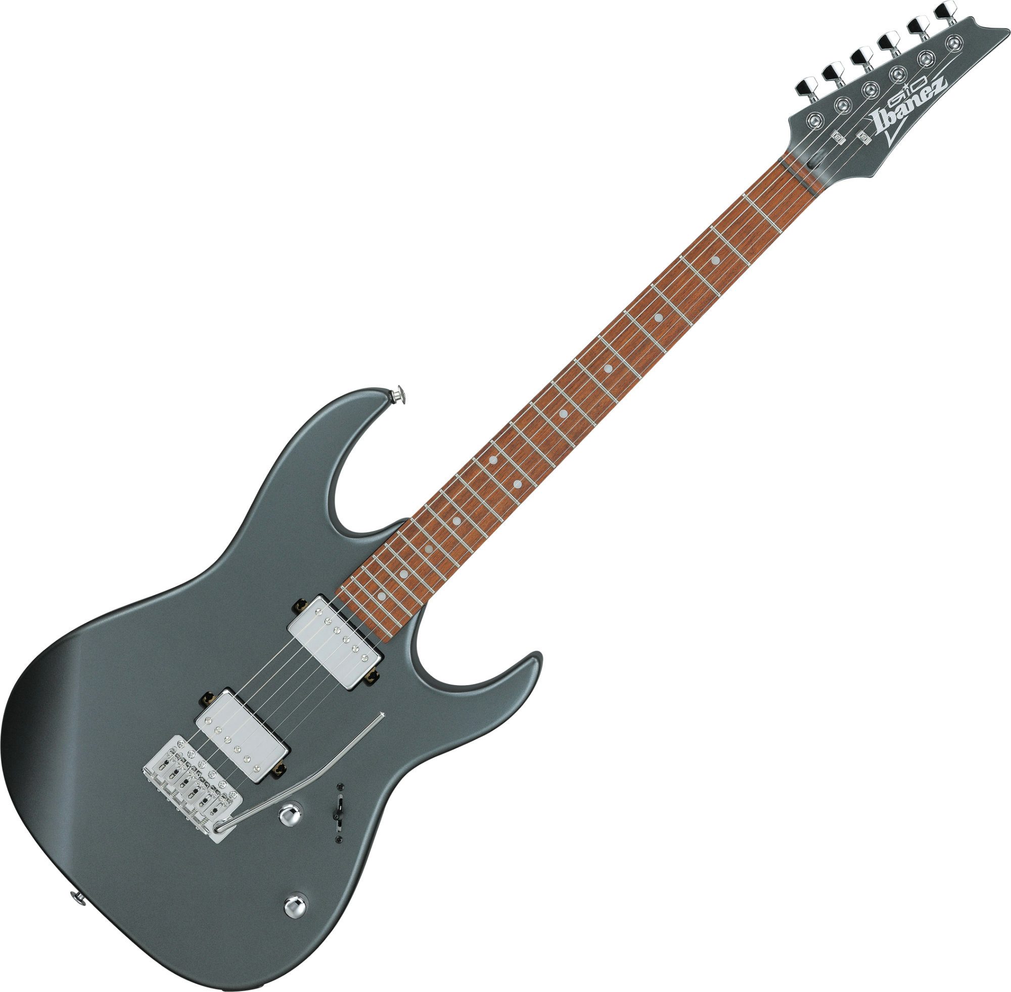 Ibanez E-Gitarre GIO GRX120SP-NGM Noble Gray Metallic Matte, ST-Style, E-Gitarre für Einsteiger