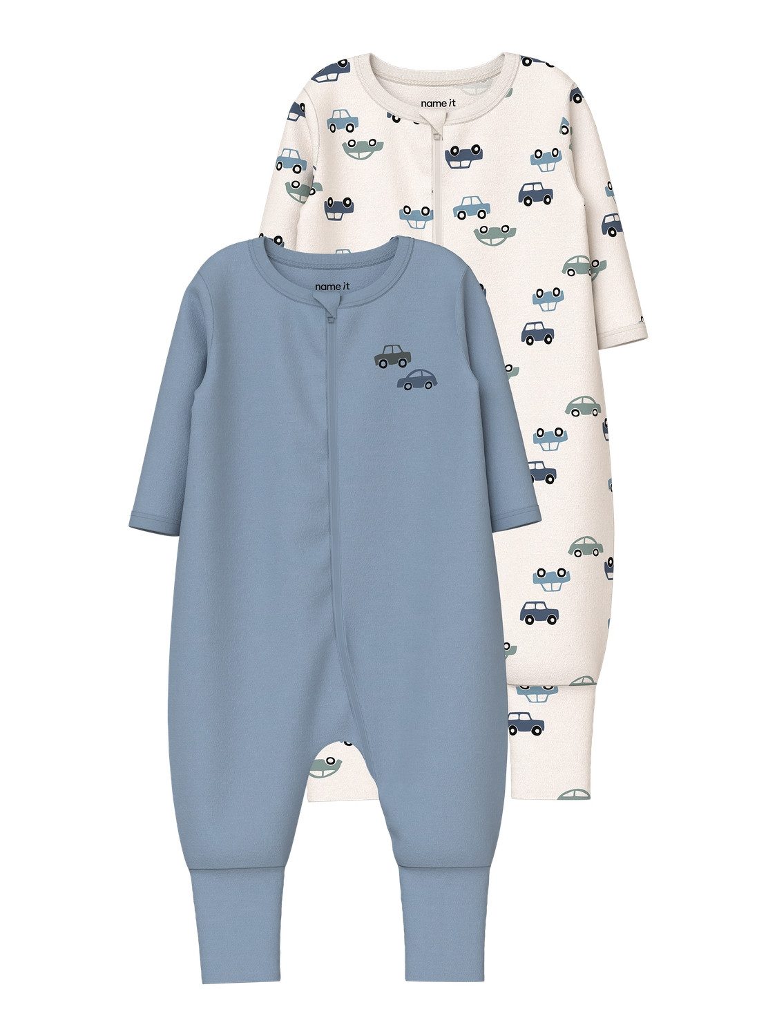 Name It Schlafoverall Nbmnightsuit 2P Zip Ff Car