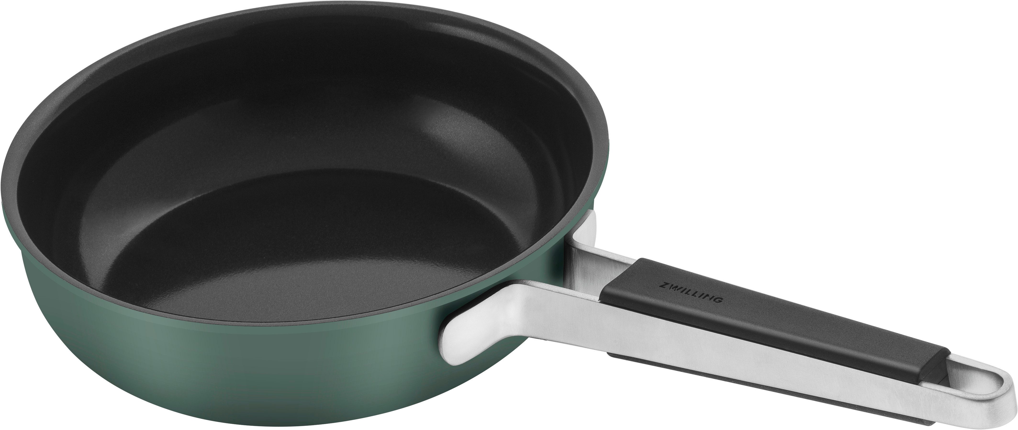 Zwilling Bratpfanne Pure, Edelstahl 18/10 (1-tlg), Keramikbeschichtung, Stay-Cool Griffe, Edelstahl