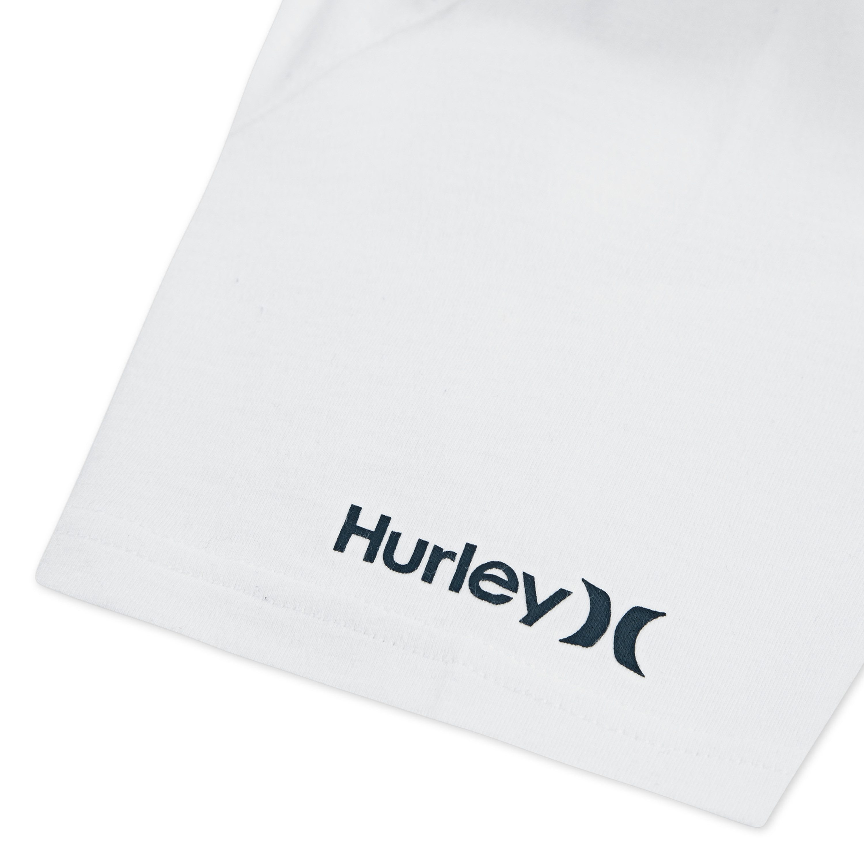 Hurley T-Shirt mit Kurzarmdesign, aus Baumwolle und Polyester, normale Länge – Bild 4 von 5