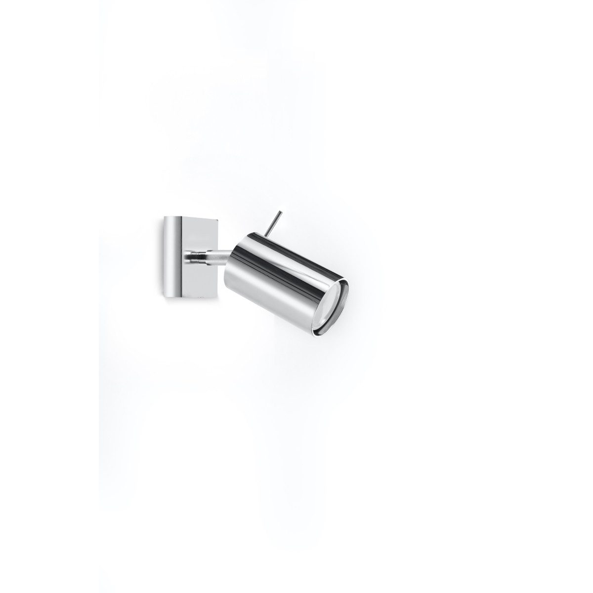 SOLLUX lighting Wandleuchte Wandleuchte Ring Chrom, Nicht enthalten