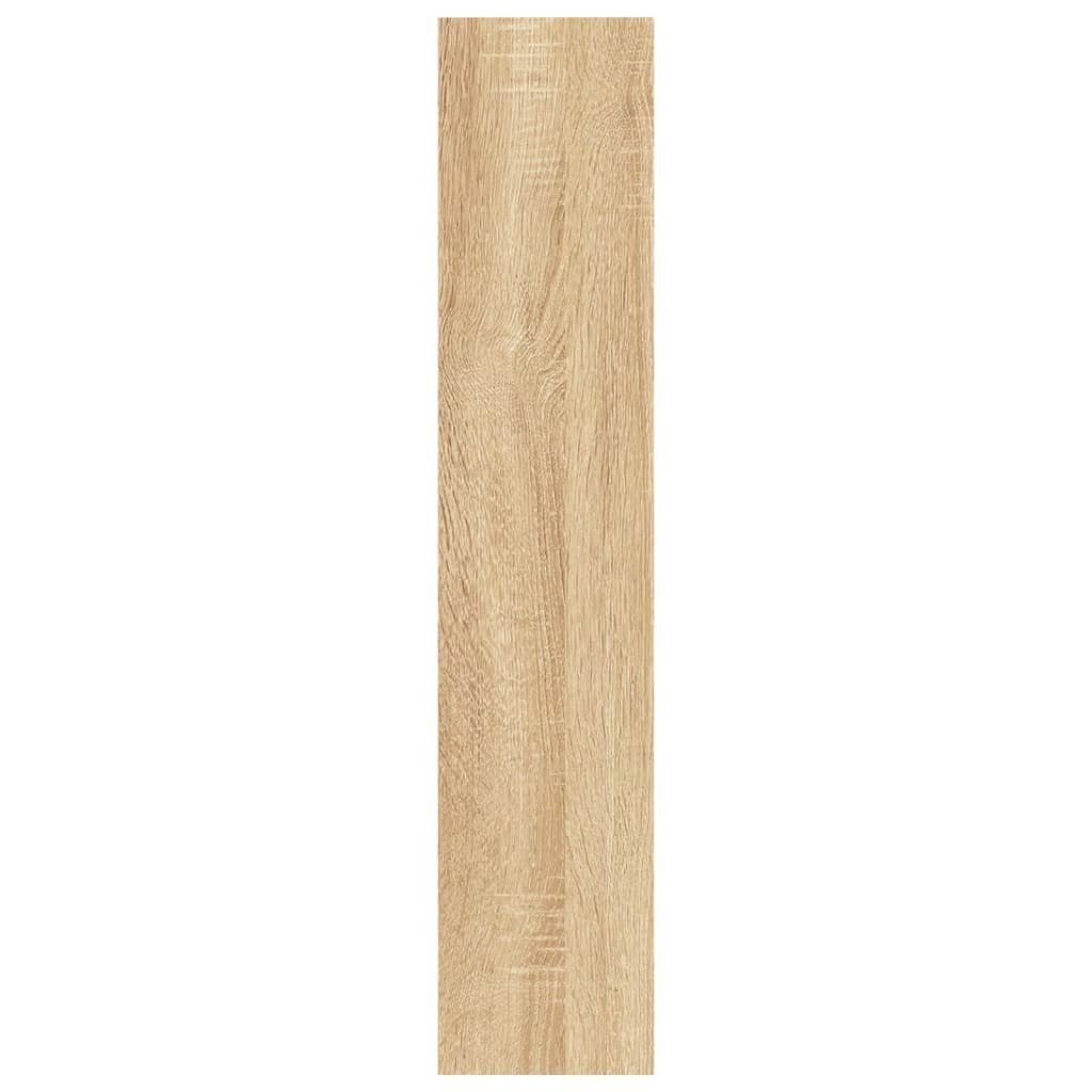 Sonoma-Eiche Holzwerkstoff furnicato Wandregal 90x16x78 cm