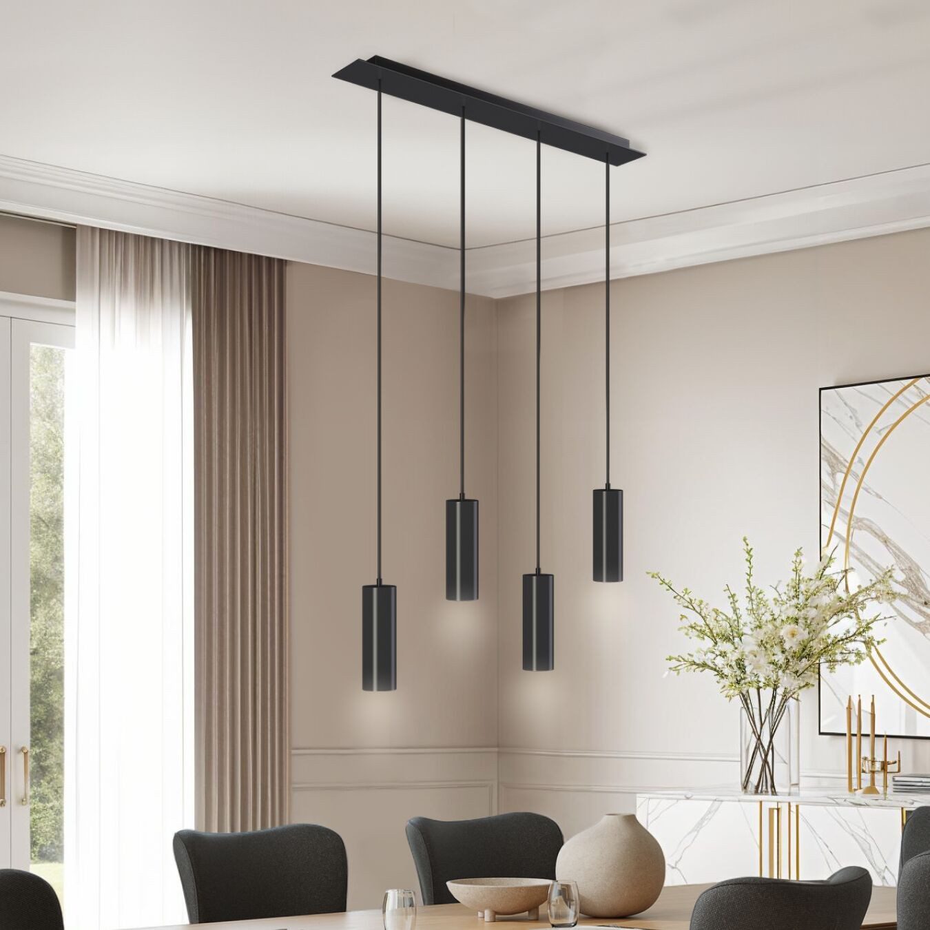 tectake Deckenleuchten Pendelleuchte, Moderne Pendelleuchte im günstig online kaufen
