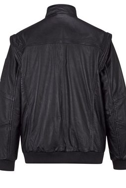 Men Plus Lederjacke Lederblouson Spezialschnitt