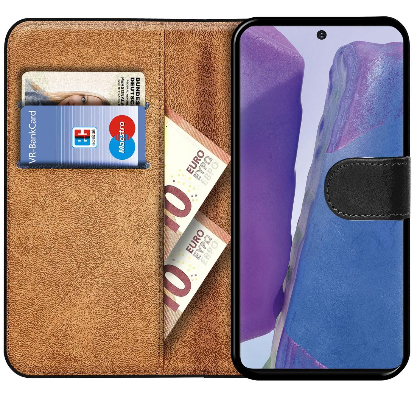 CoolGadget Handyhülle Wallet Klapp Tasche Book Case für Samsung Galaxy Note 20 Ultra 6,9 Zoll, Hülle Klapphülle Flip Cover Etui Schutzhülle – Bild 2 von 5