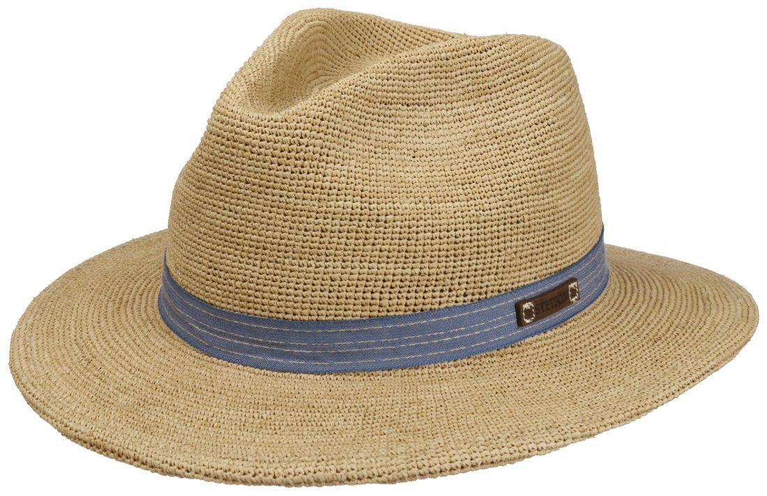 Stetson Strohhut Traveller aus leichtem Raffia Crochet Barista Edition